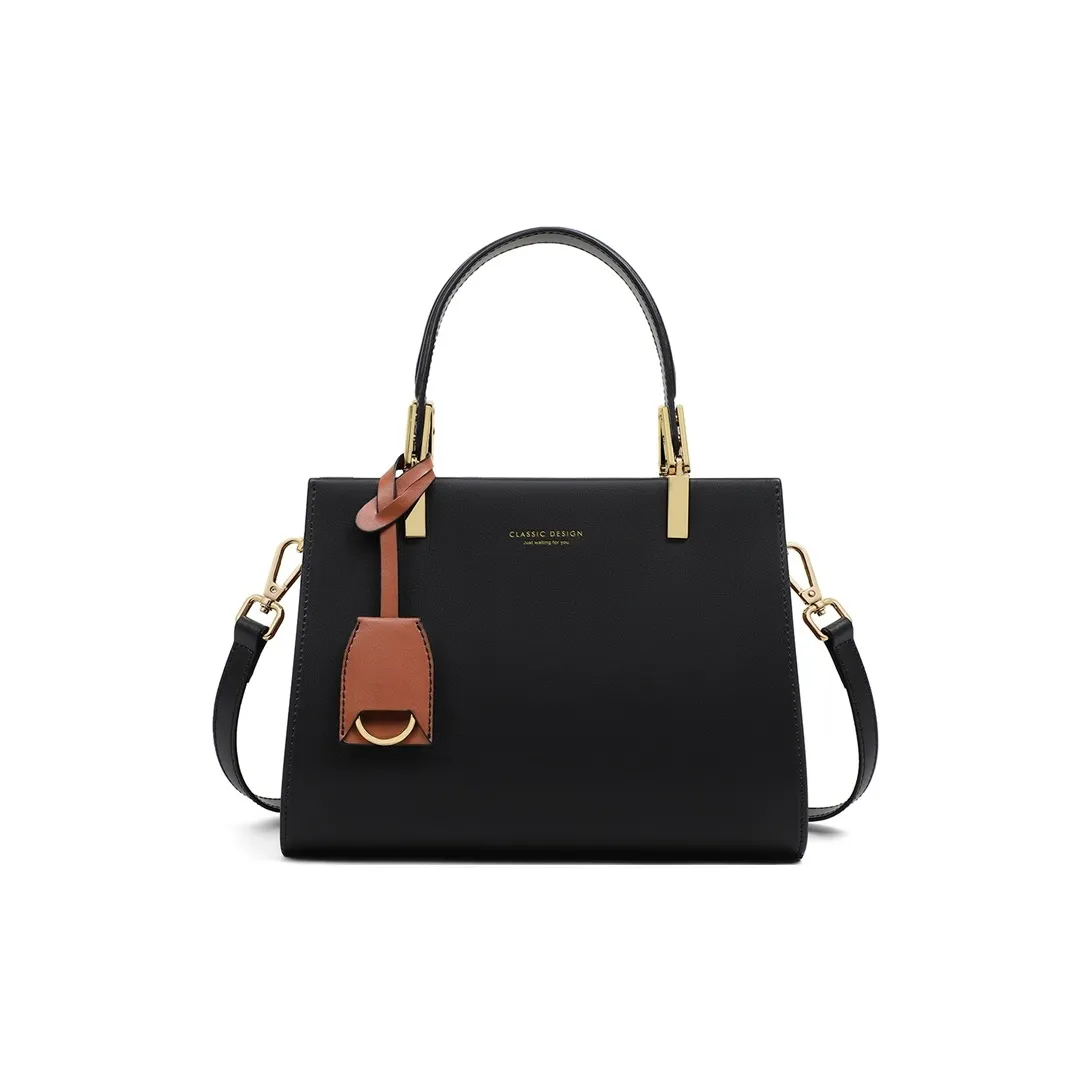 Younger Song Коровья кожа Сумка Стандартная Женская Черная