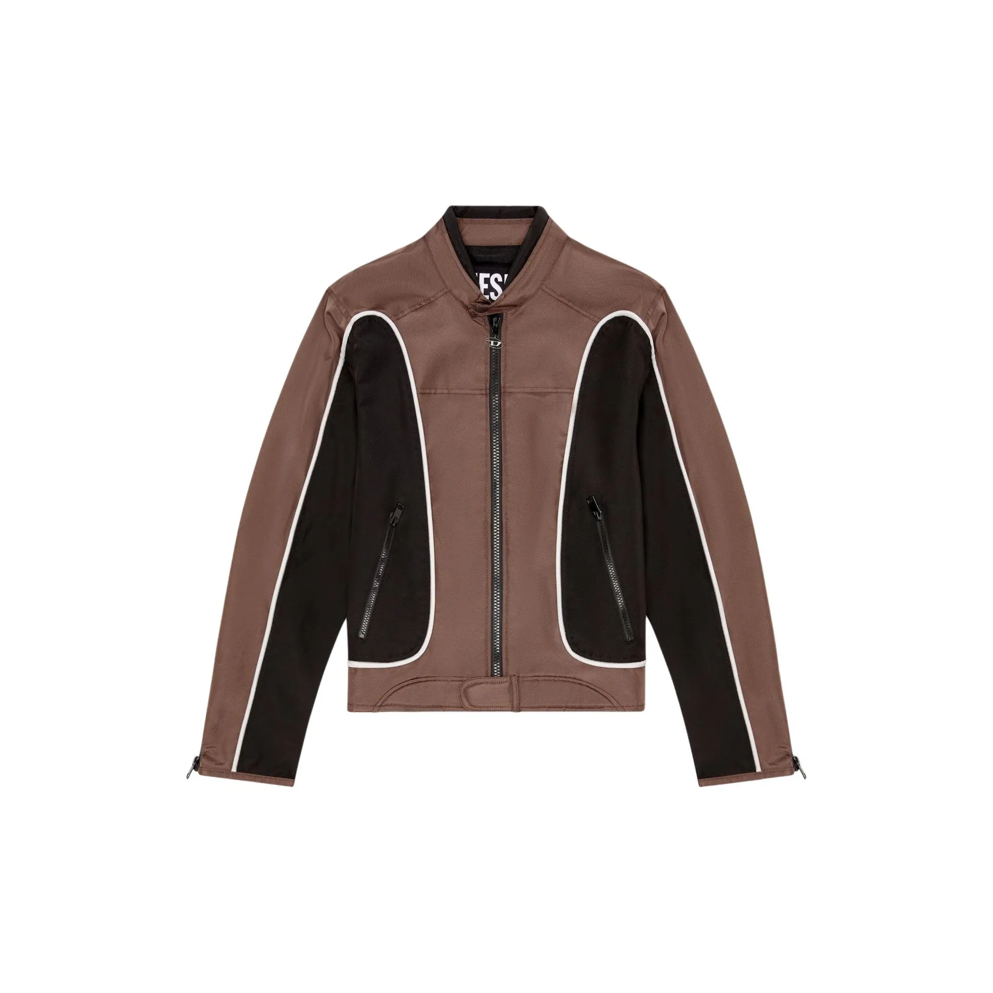 DIESEL SS24 Куртки и Пальто Унисекс Черный Коричневый