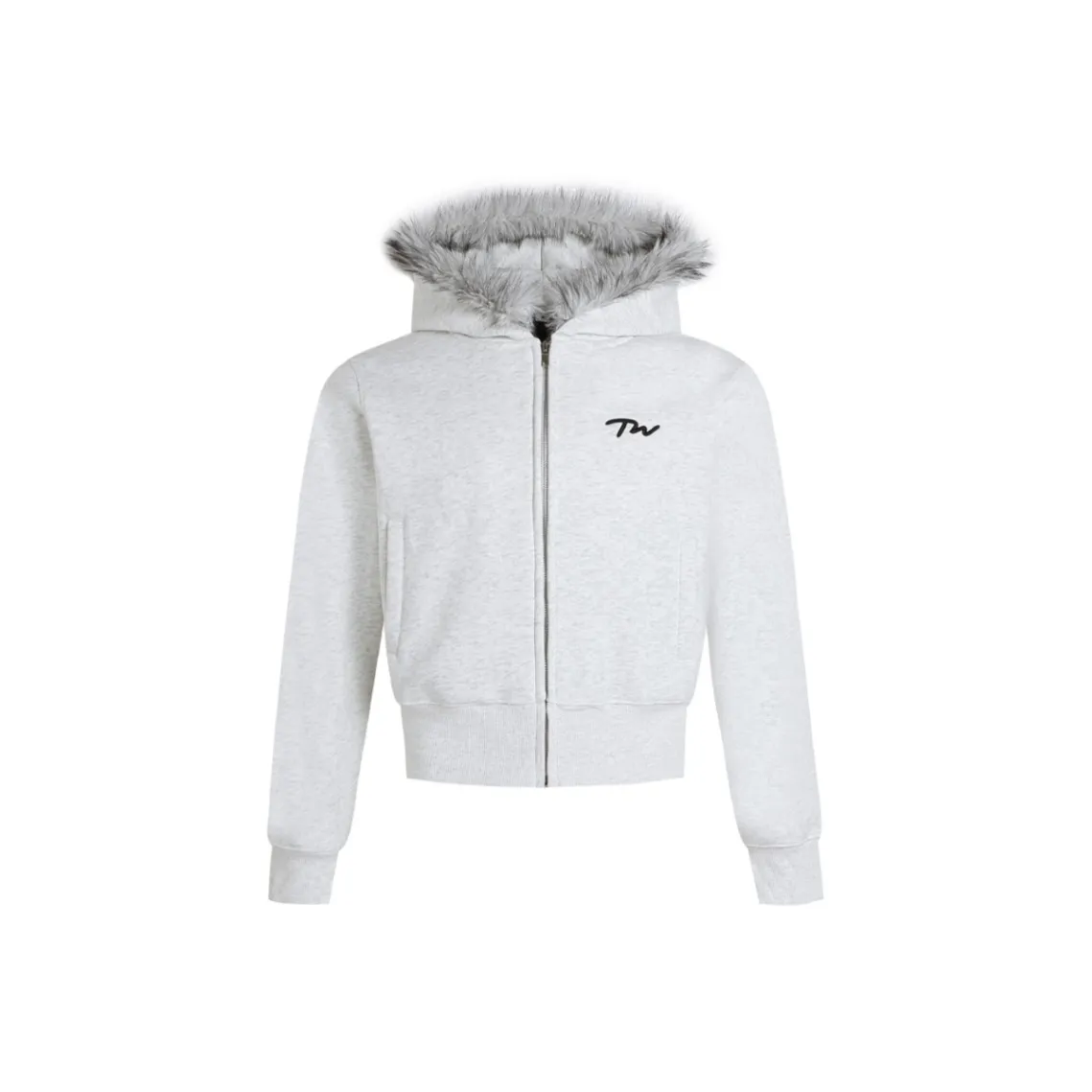 VKXOW Серый с флисовой подкладкой женские свитшоты