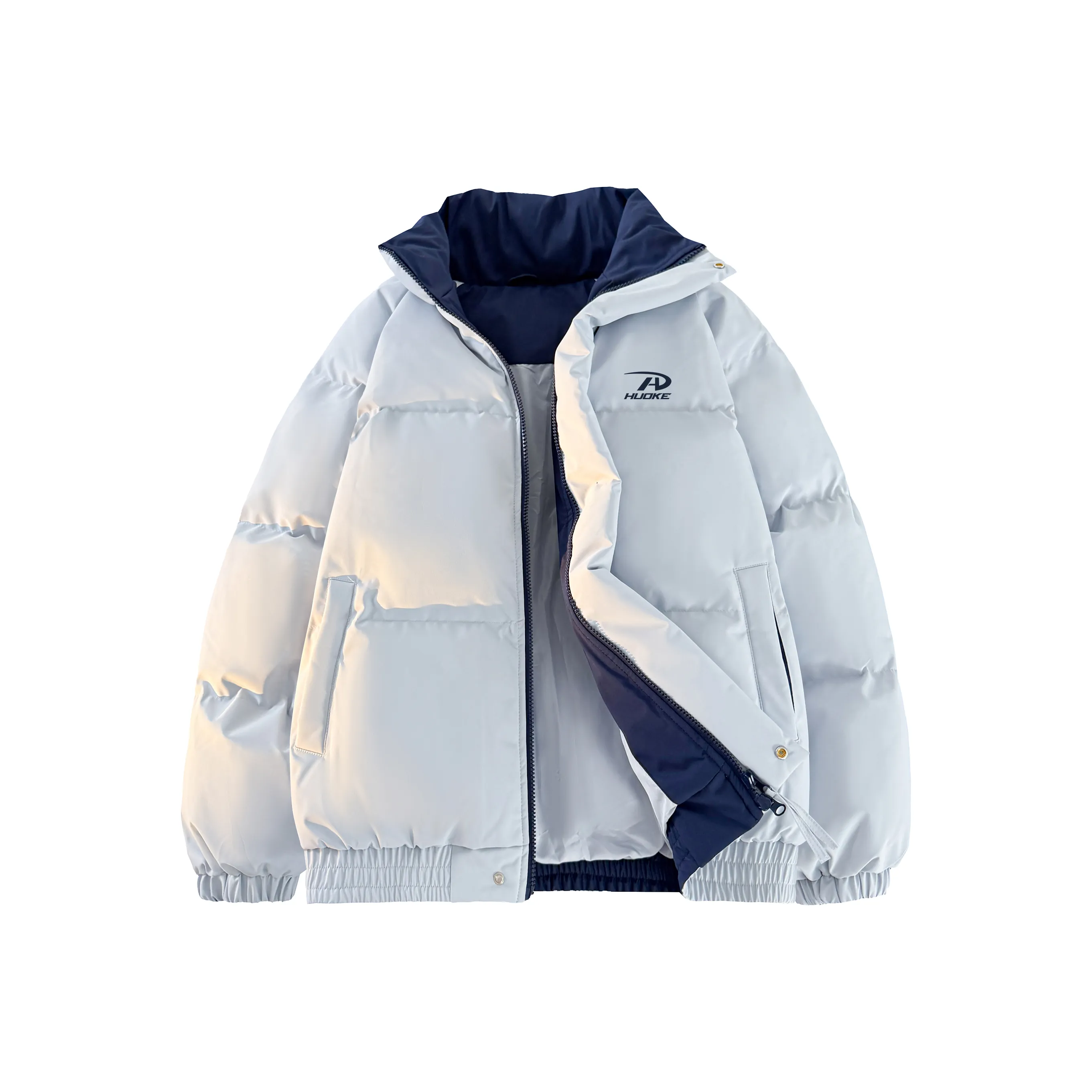 Goods Engraving Пуховая куртка Унисекс Небесно-голубой