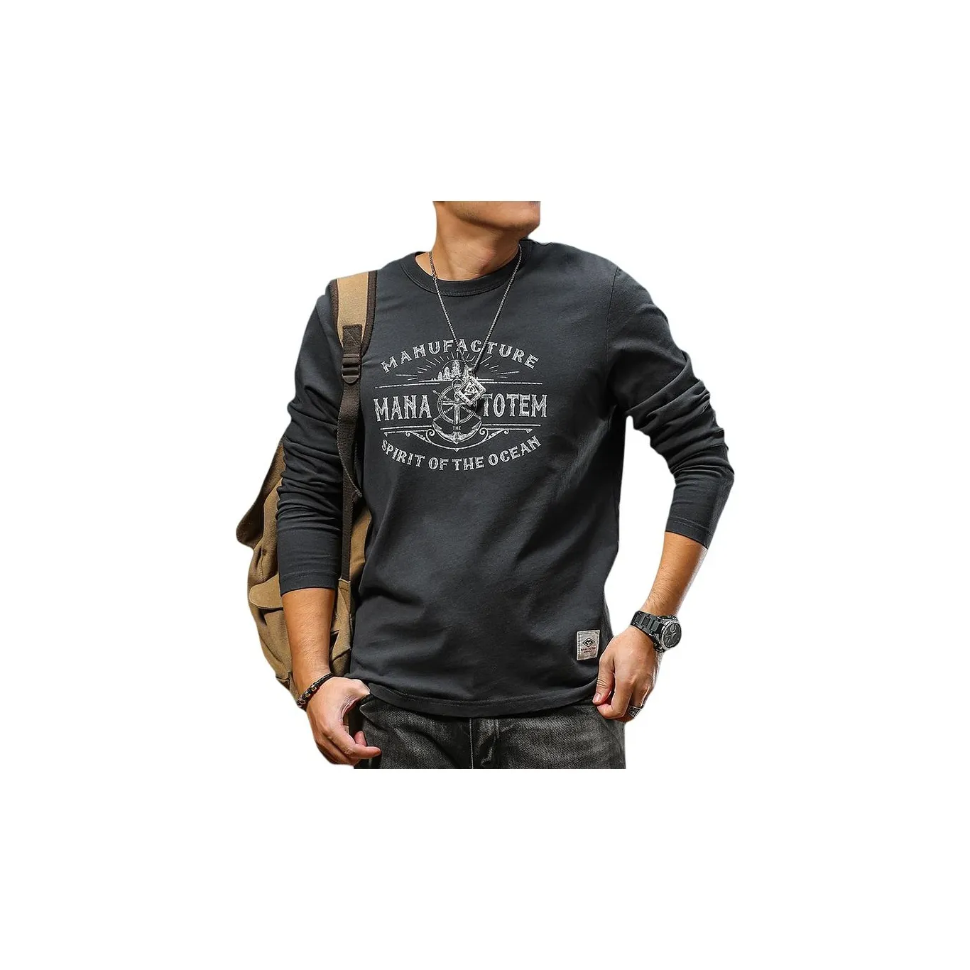 JIYAN Мужская футболка с коротким рукавом