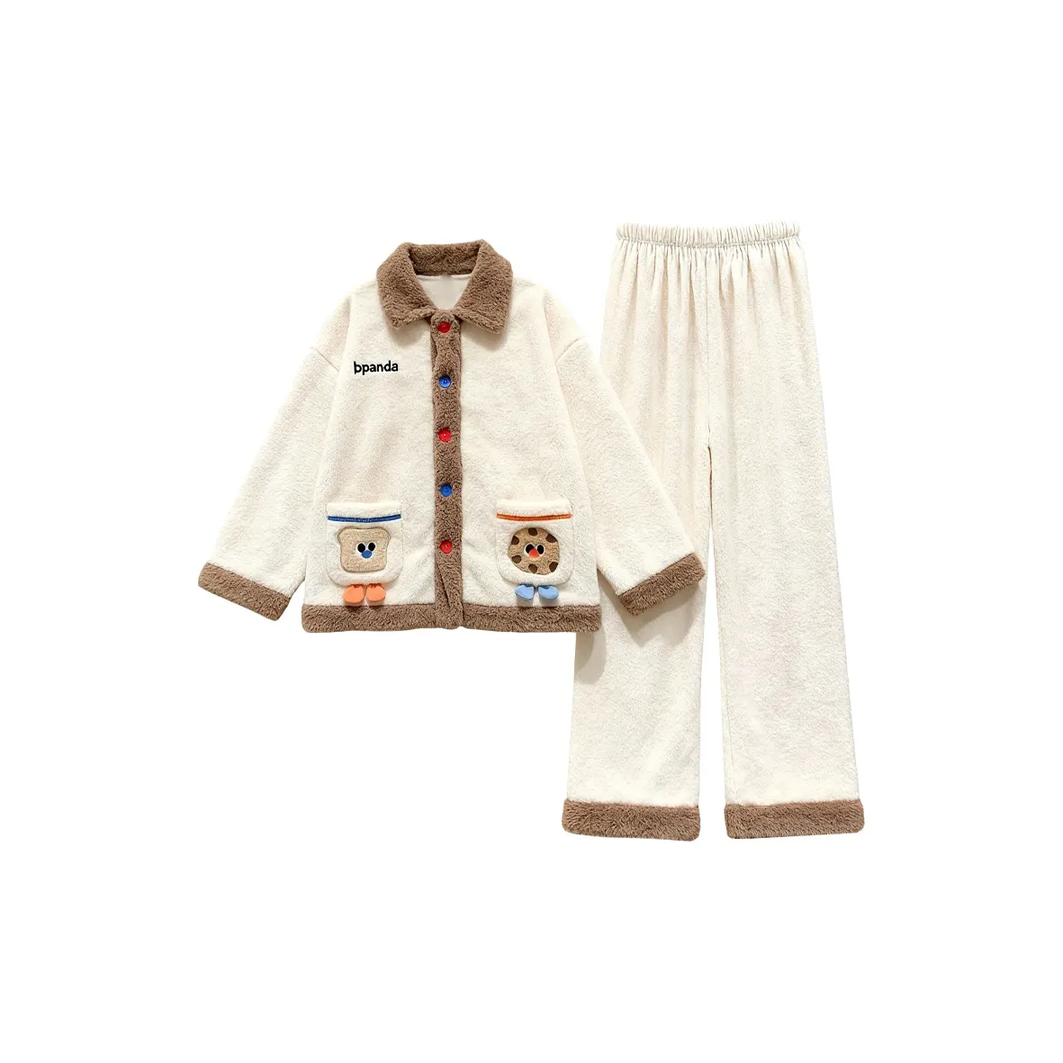 Dippanis Khaki Cookies Женские Пижамные Комплекты