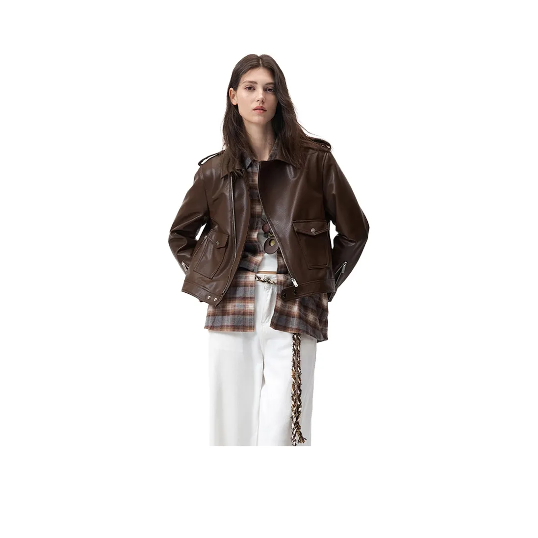 Kele Coco кожаная куртка женская