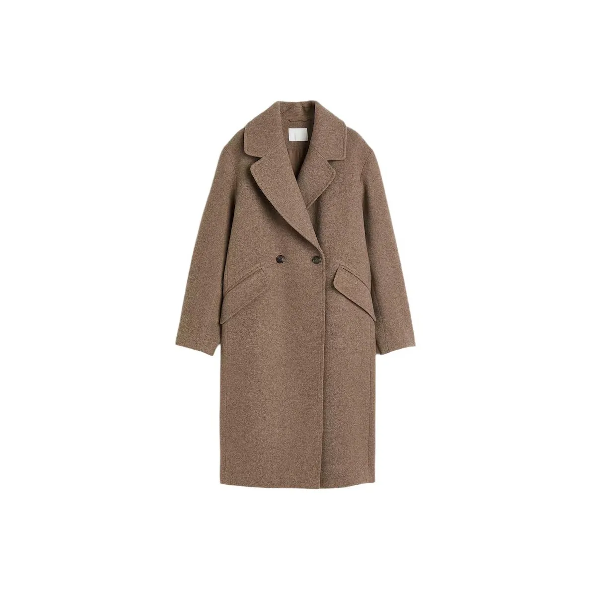 H M Коричневое Женское Пальто