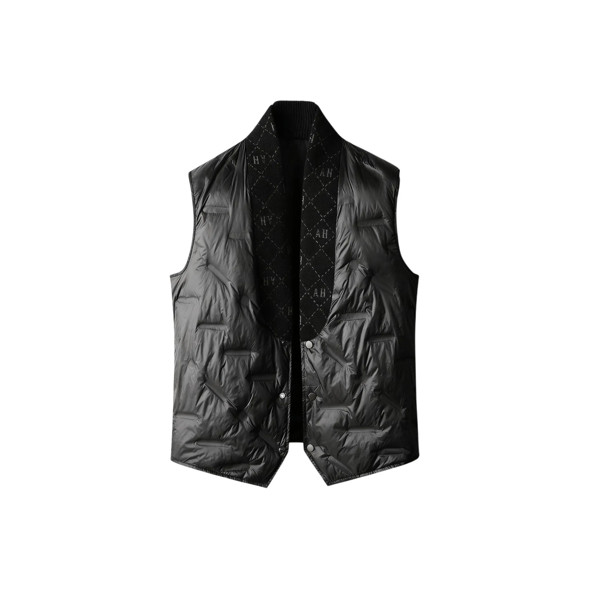 SENJIALUO Черные Мужские Жилеты