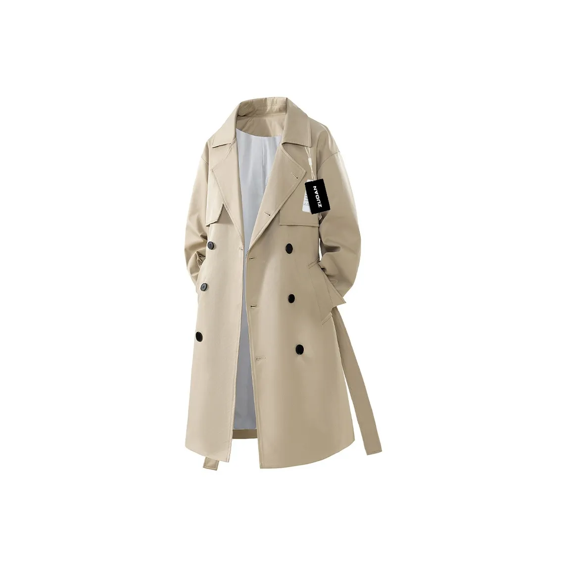 ZUOAN Мужской тренч