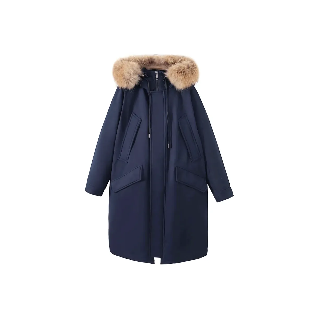 OZVO Темно-синий женский пуховик