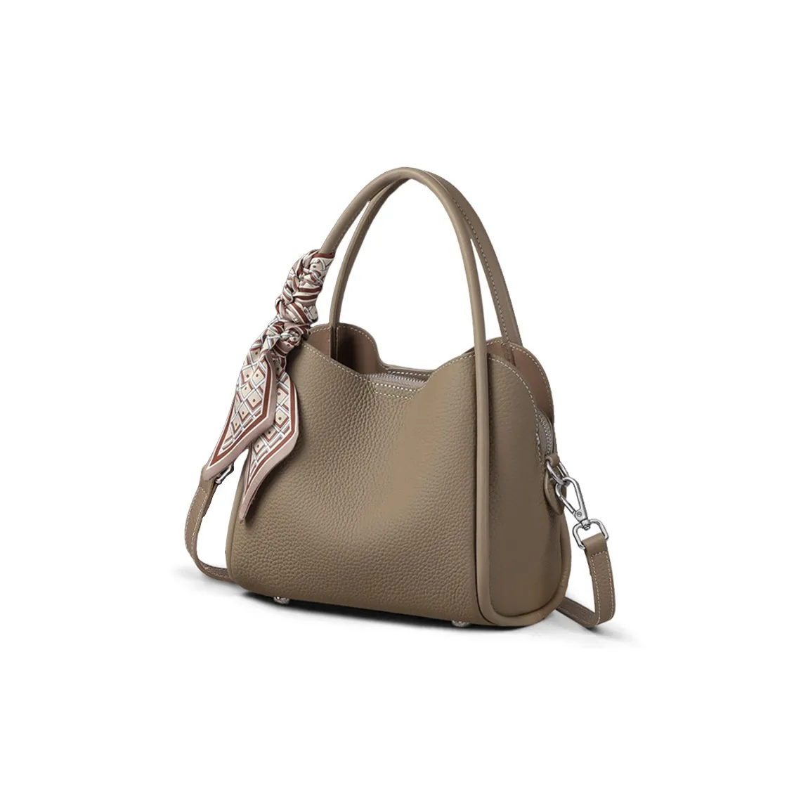 C°BANNER Коровья кожа с синтетической кожей сумка стандартная женская жемчужно-белый слоновый GREY