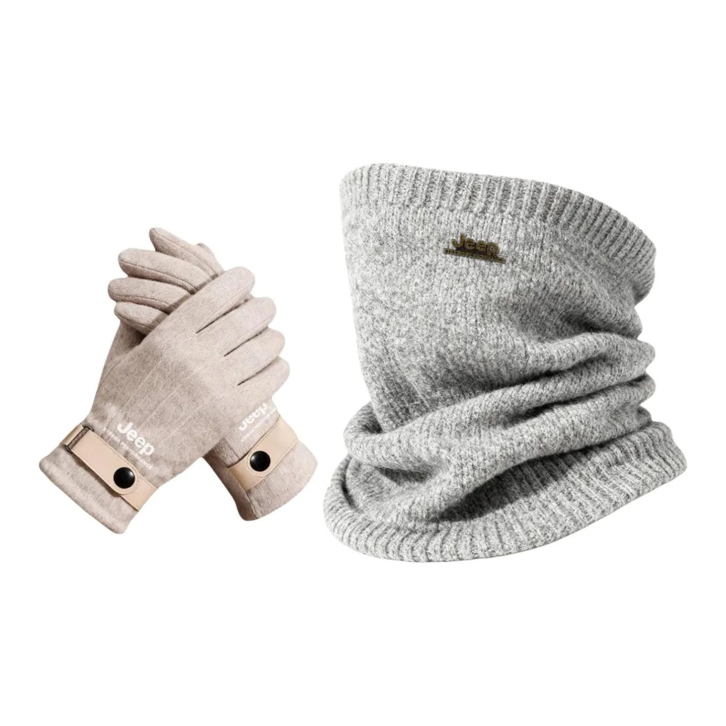 Вязаные перчатки Jeep унисекс