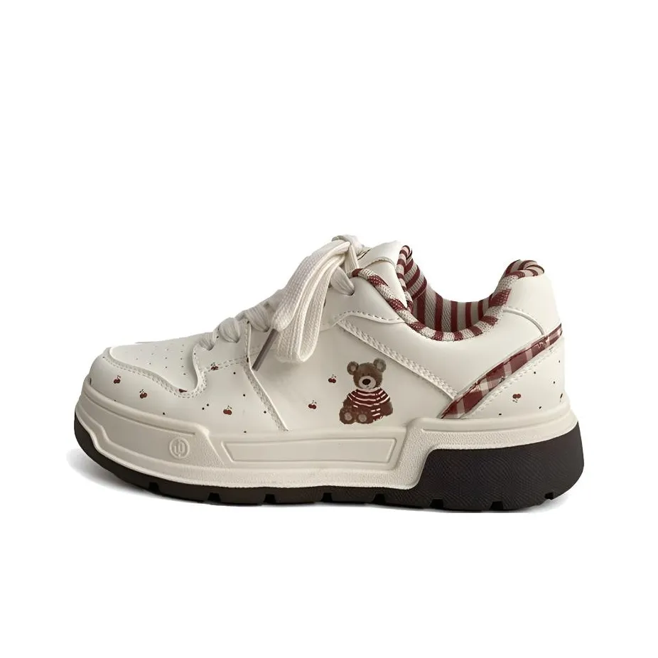 Lan Miao Slip-resistant Low Top Скейтборд Кроссовки Женские