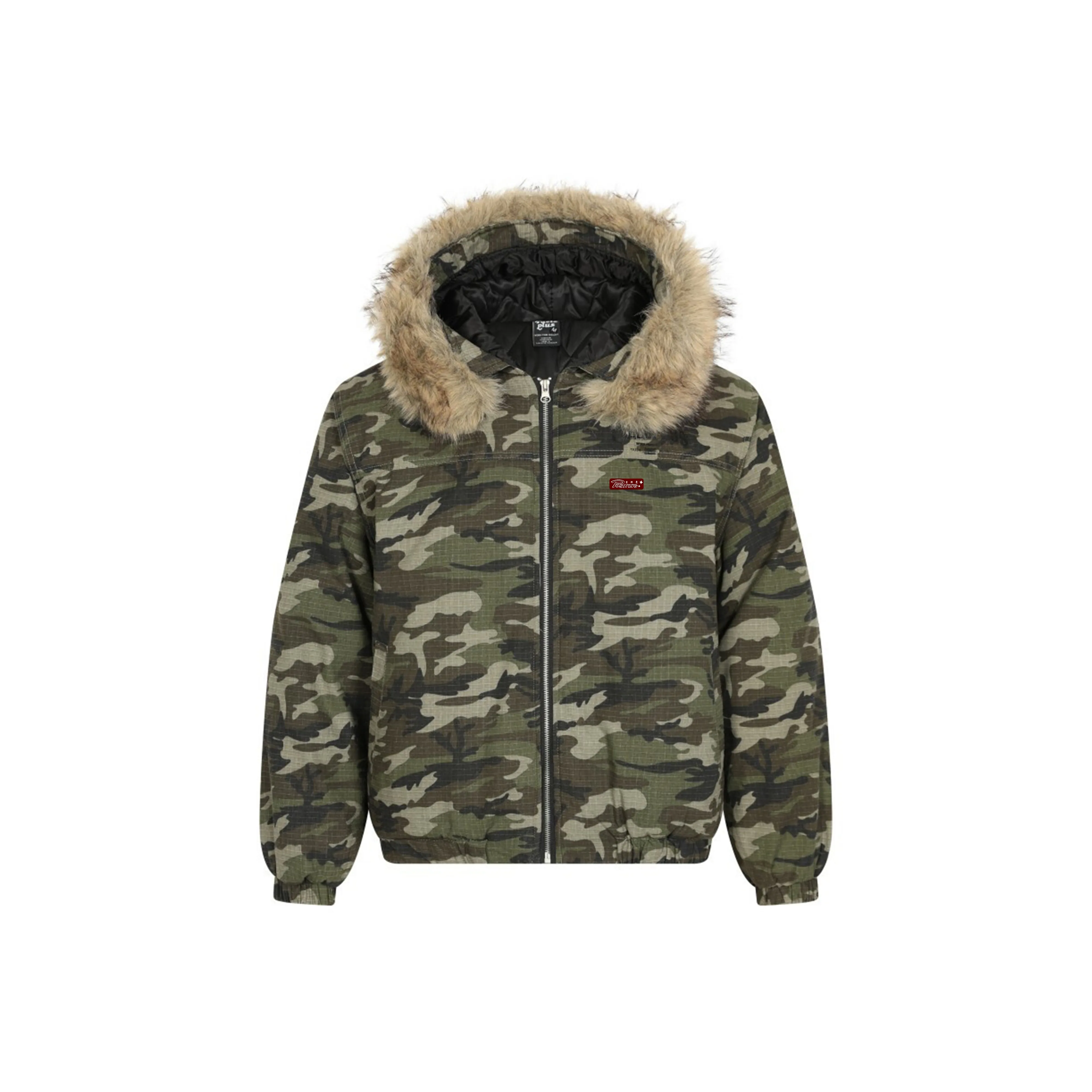 POSIYING Камуфляж С подарками Съемный булавка Унисекс Пуховики