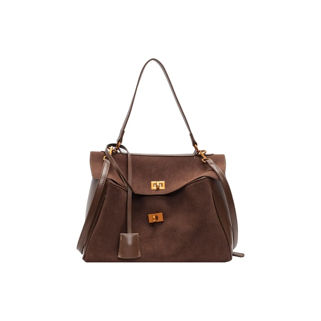 DCLOUD Матовый Плечевая сумка Стандартная Женская Кофейная Черная