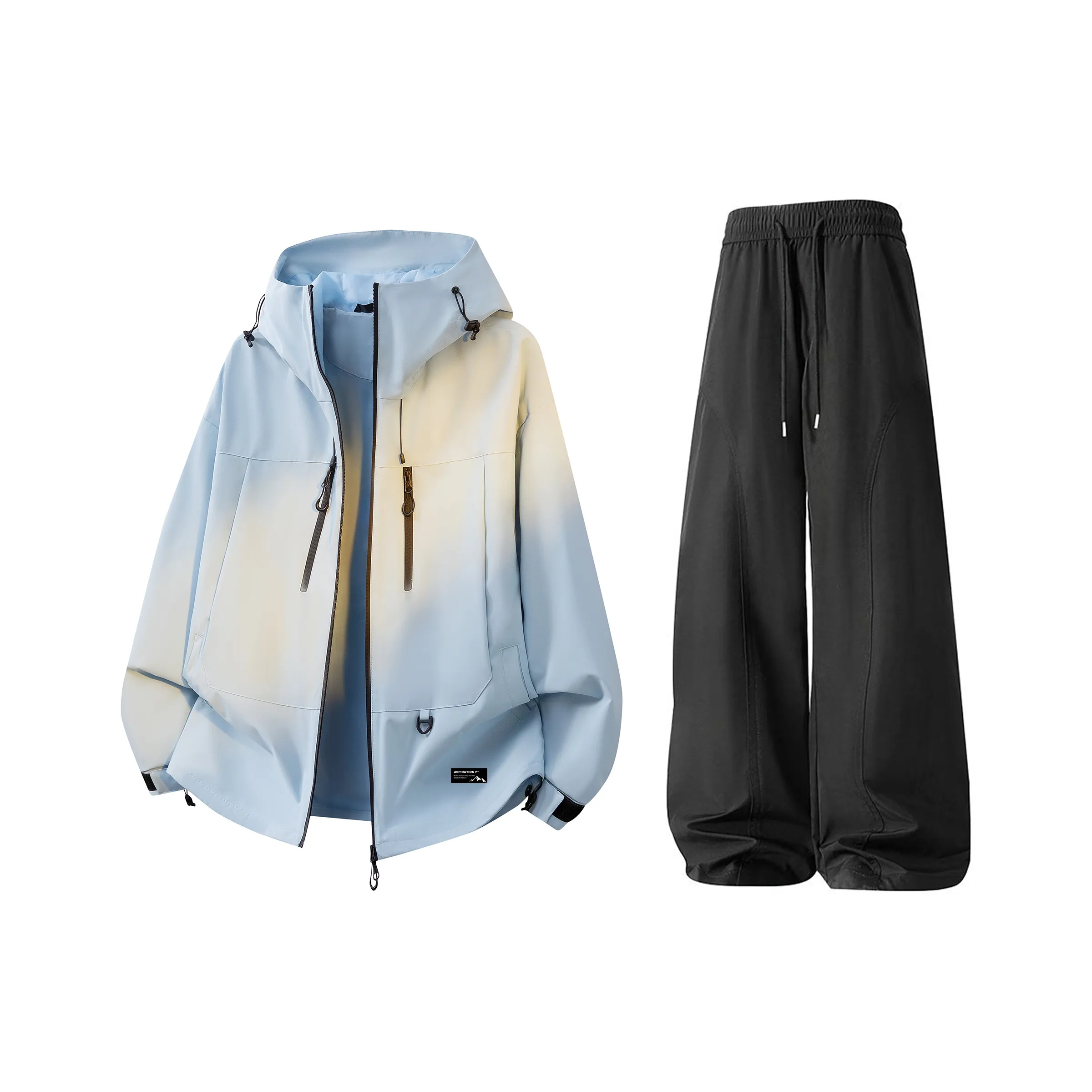 Warrior Huichao Riding The Wind Collection Ветровка Одежда Комплекты Унисекс