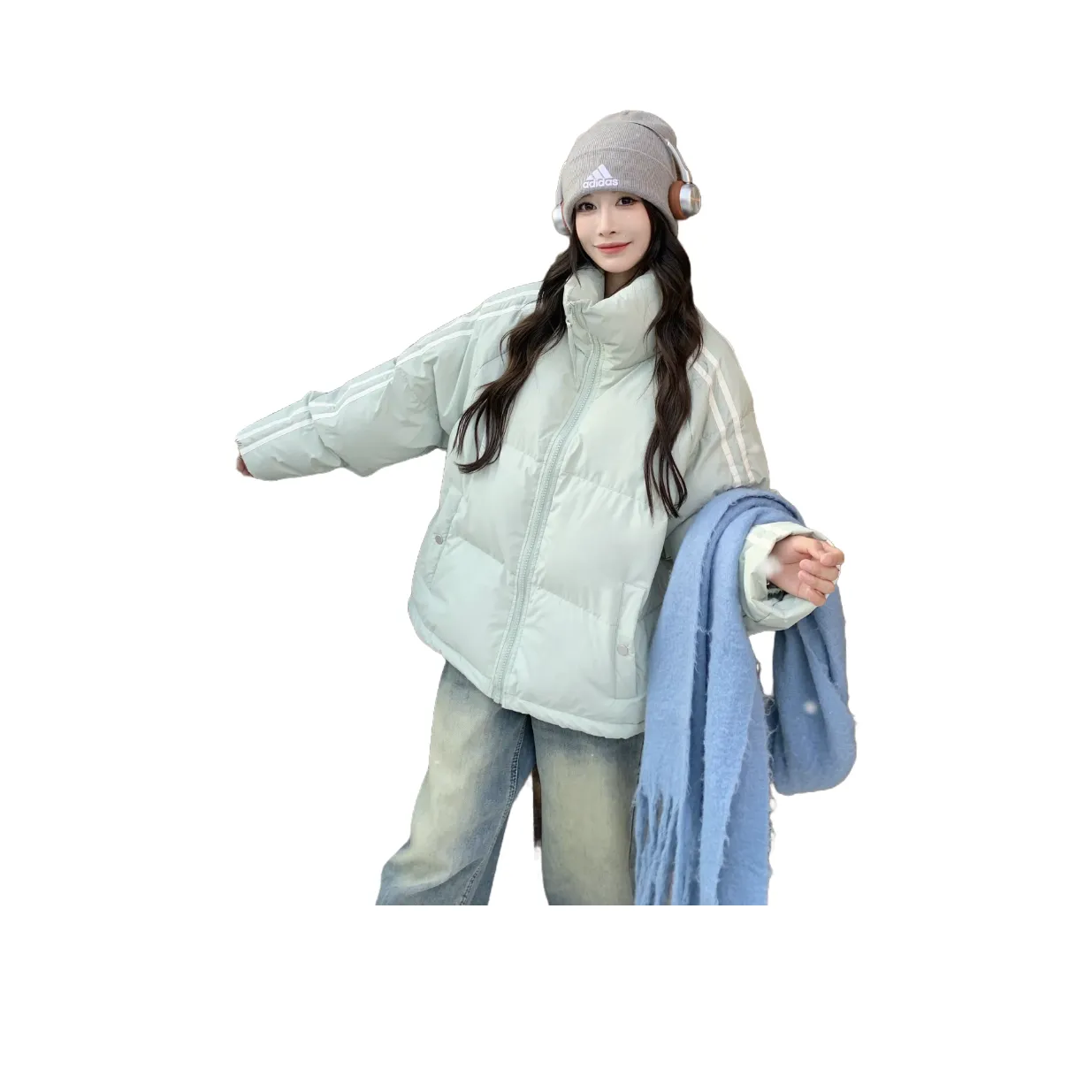 NICEAMOLA Хлопковый пуховик женский