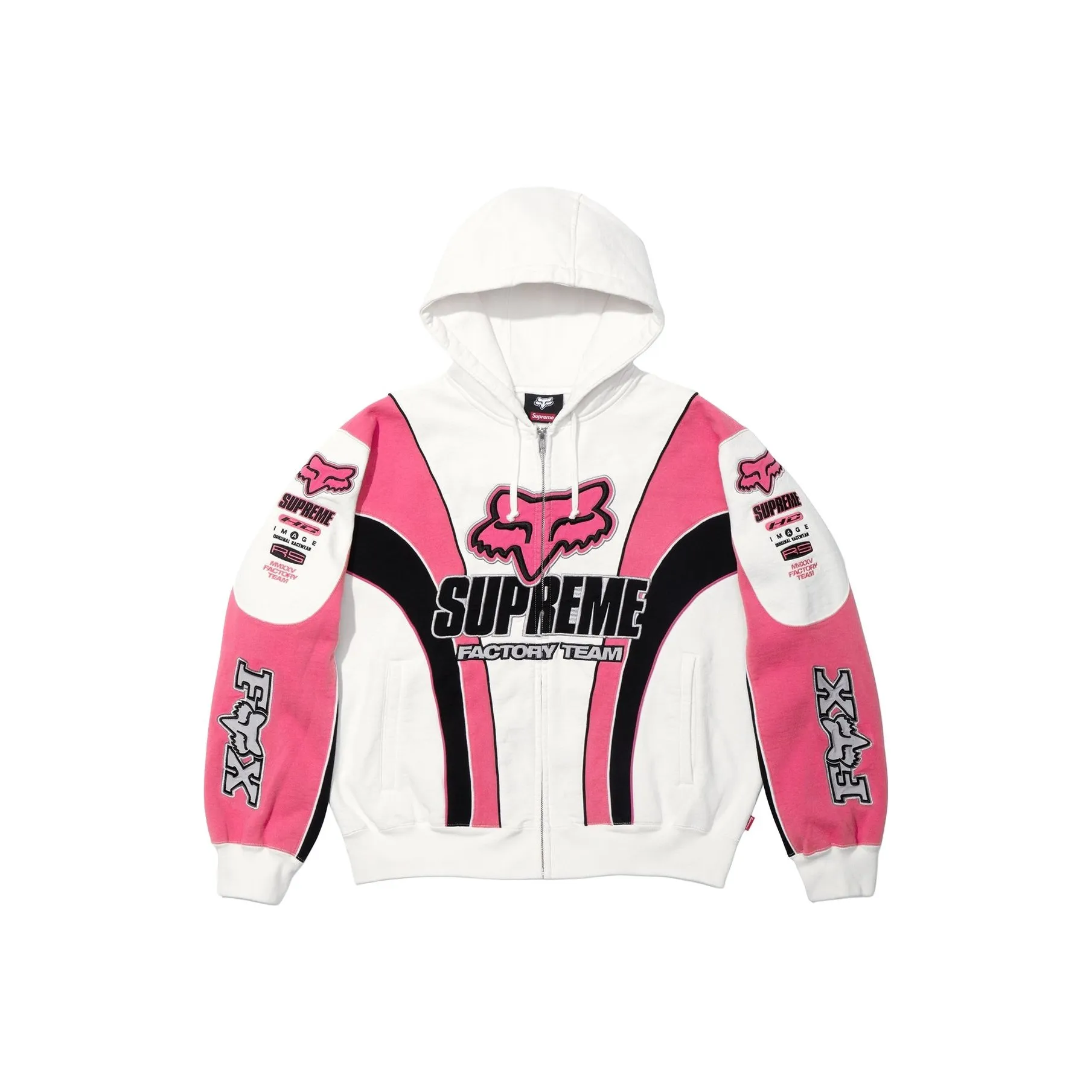 Supreme x Fox Racing FW25 WEEK9 ZIP UP Худи Унисекс