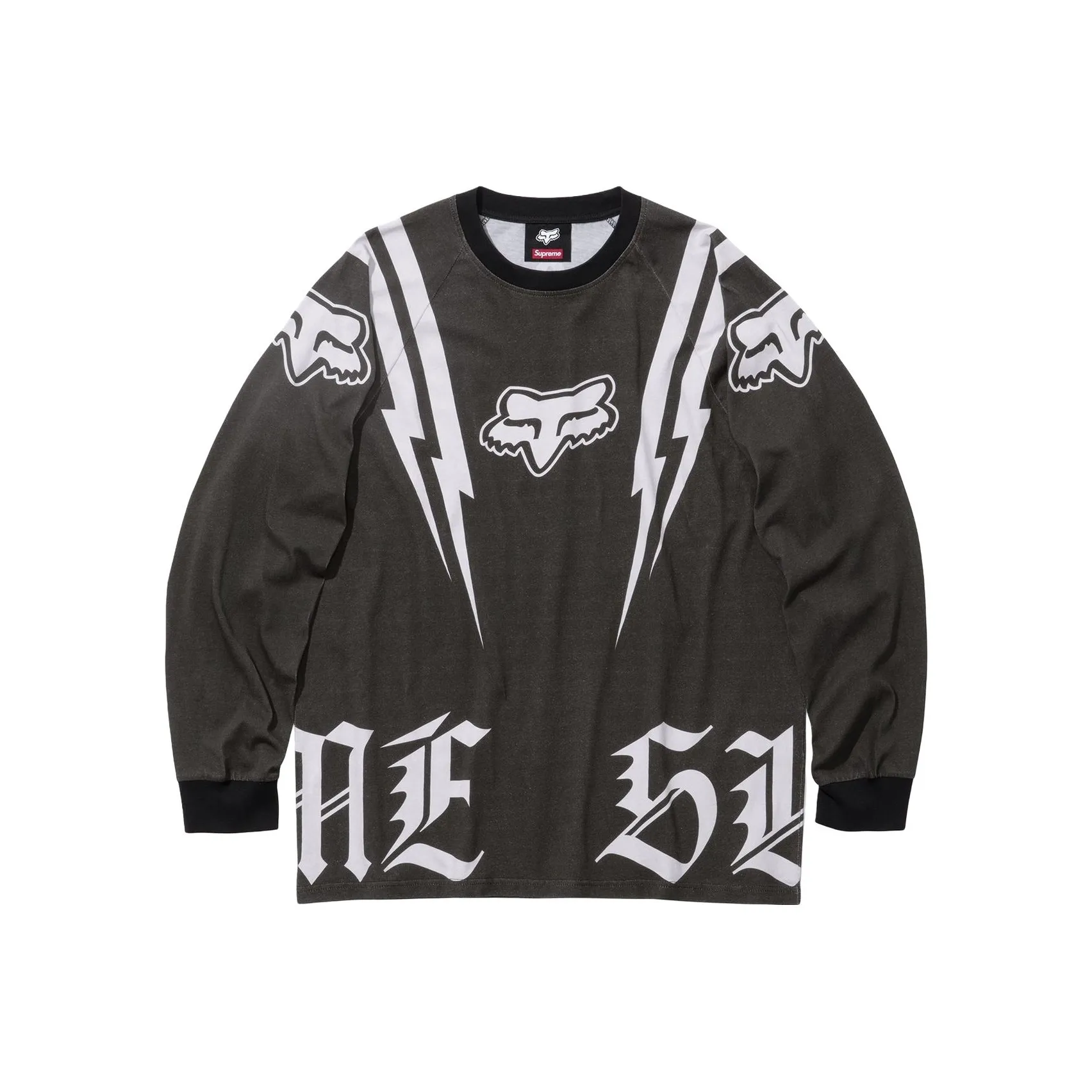 Supreme x Fox Racing FW25 WEEK9 L S Топ T Shirt Unisex