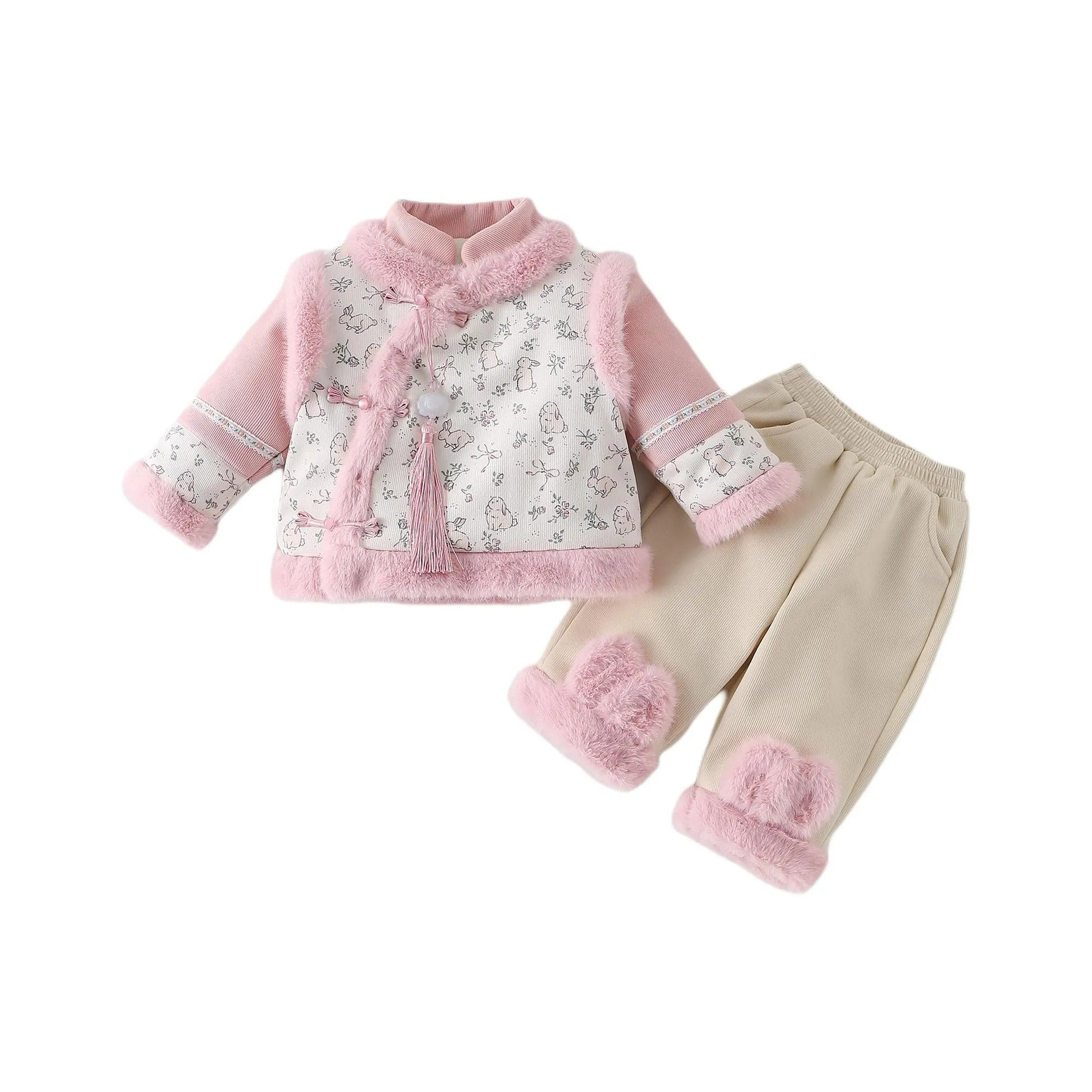 XiaoJinBu Детские комплекты одежды в китайском стиле