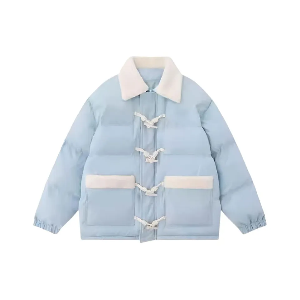 GUOZHEN Синий Женский пуховик