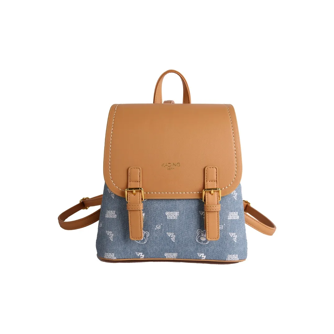 TOUTSEUL YOLO ПУ (полиуретан) Рюкзак Женские Синий Розовый