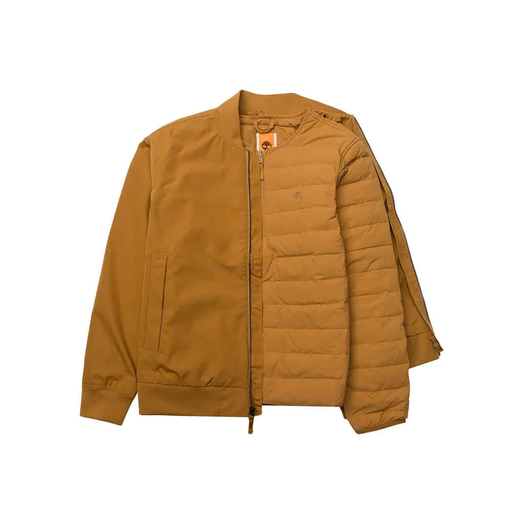 Timberland AF Водонепроницаемый 3-в-1 BOMBER Куртки и Пальто Мужской Коричневый