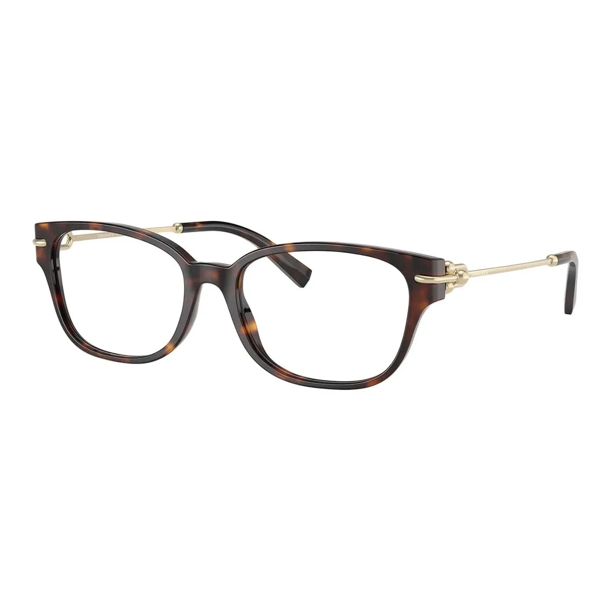 TIFFANY CO. Пластина And Металл Квадрат Очки с диоптриями Женские Черепаховый