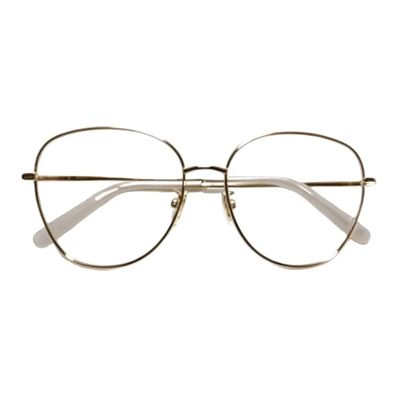 DIOR Нерегулярная форма Оправы для очков Унисекс Золото