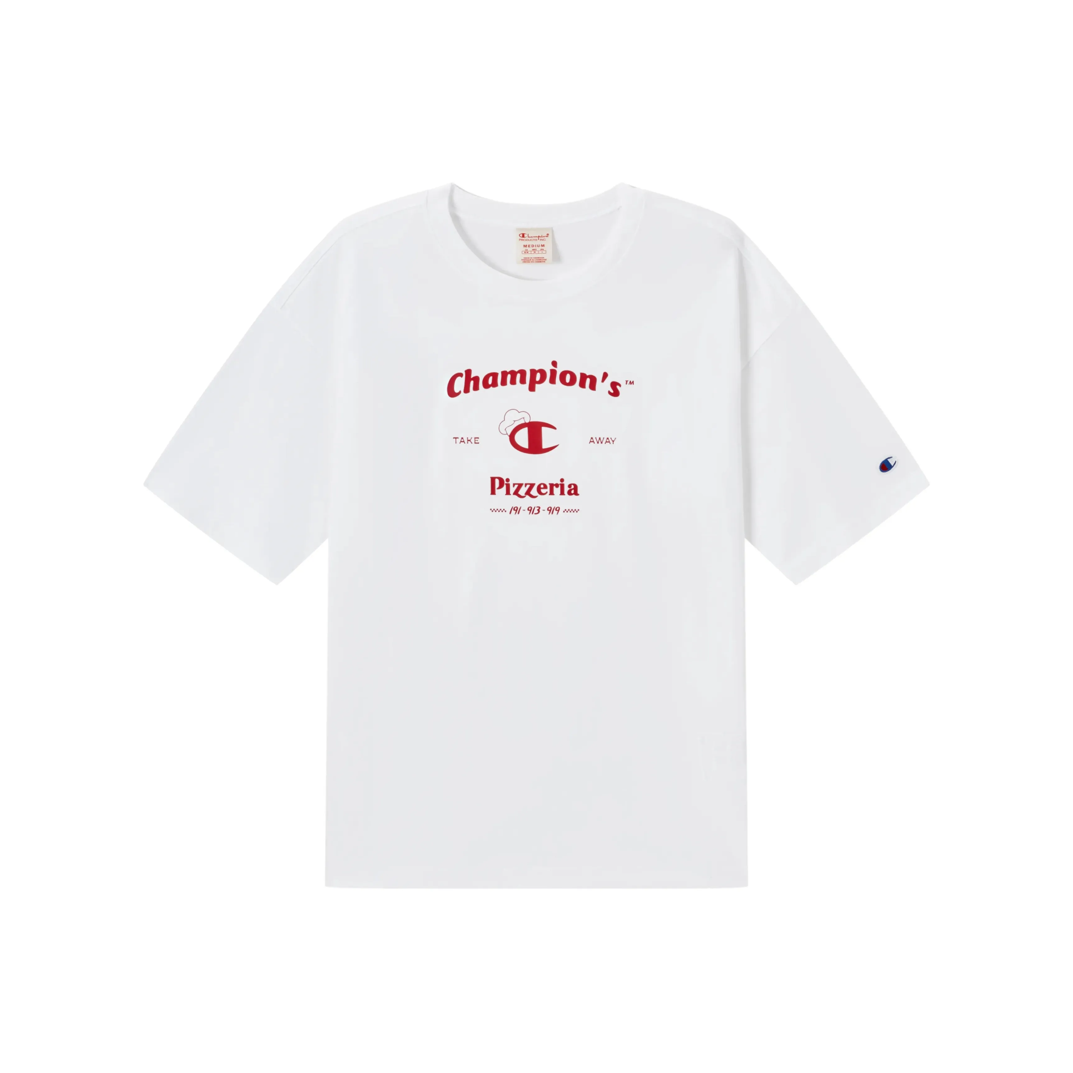 Champion T-Shirt Европейская версия Унисекс