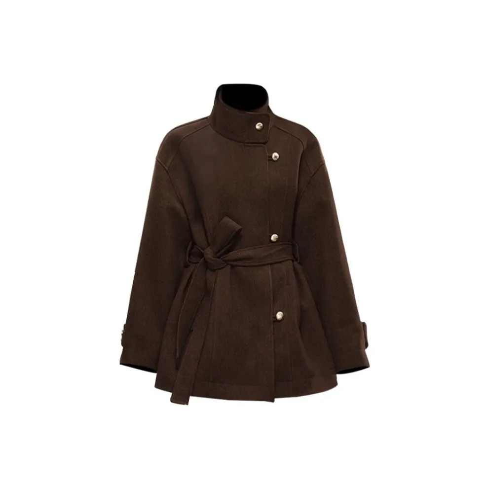 Icicofficial Мокко Женское Пальто