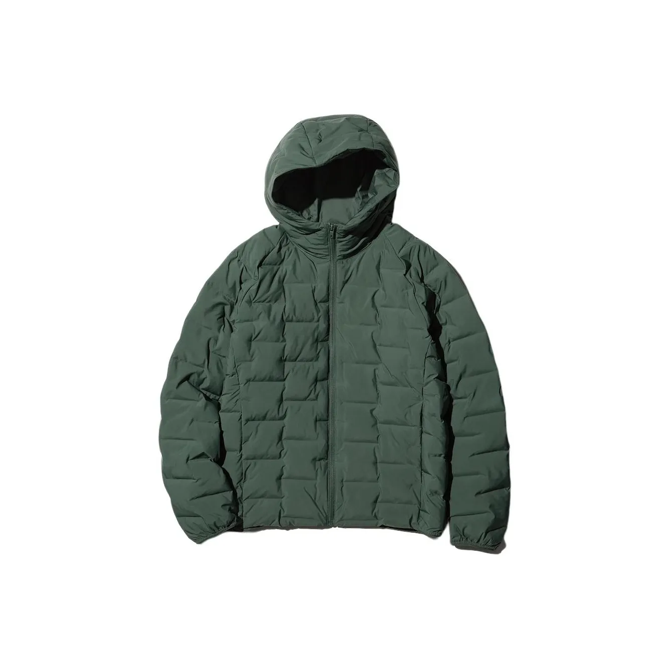 UNIQLO Сосновый зеленый Мужской пуховик