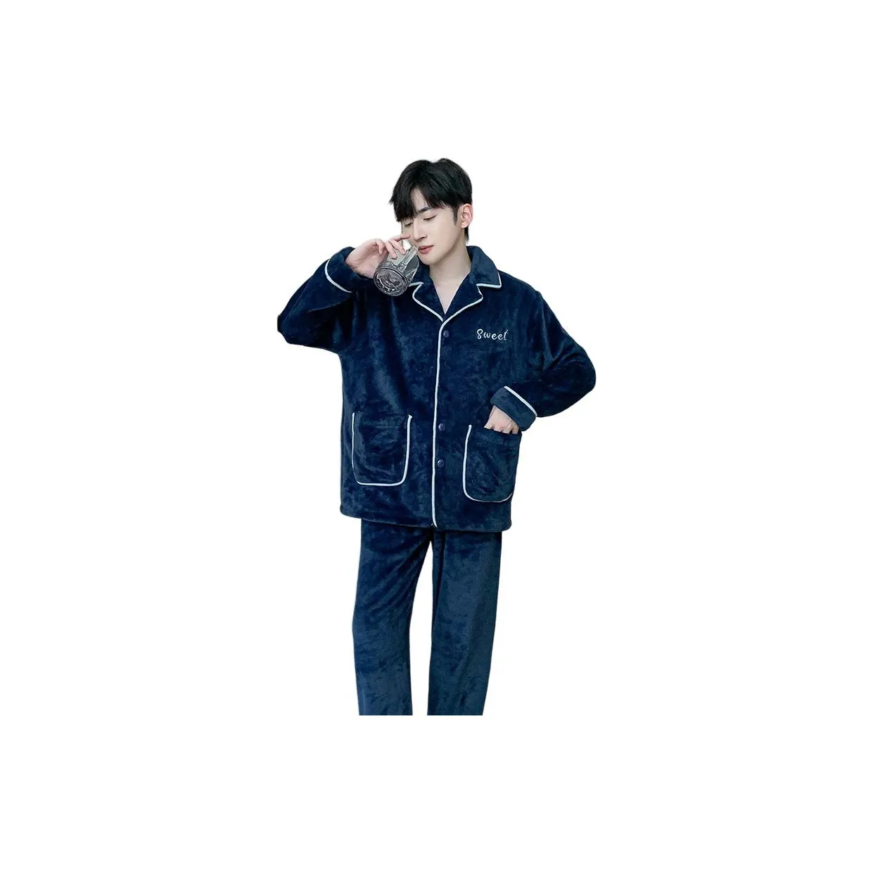 Cotton Gene Изображение Цвет Мужской Пижамный Комплект