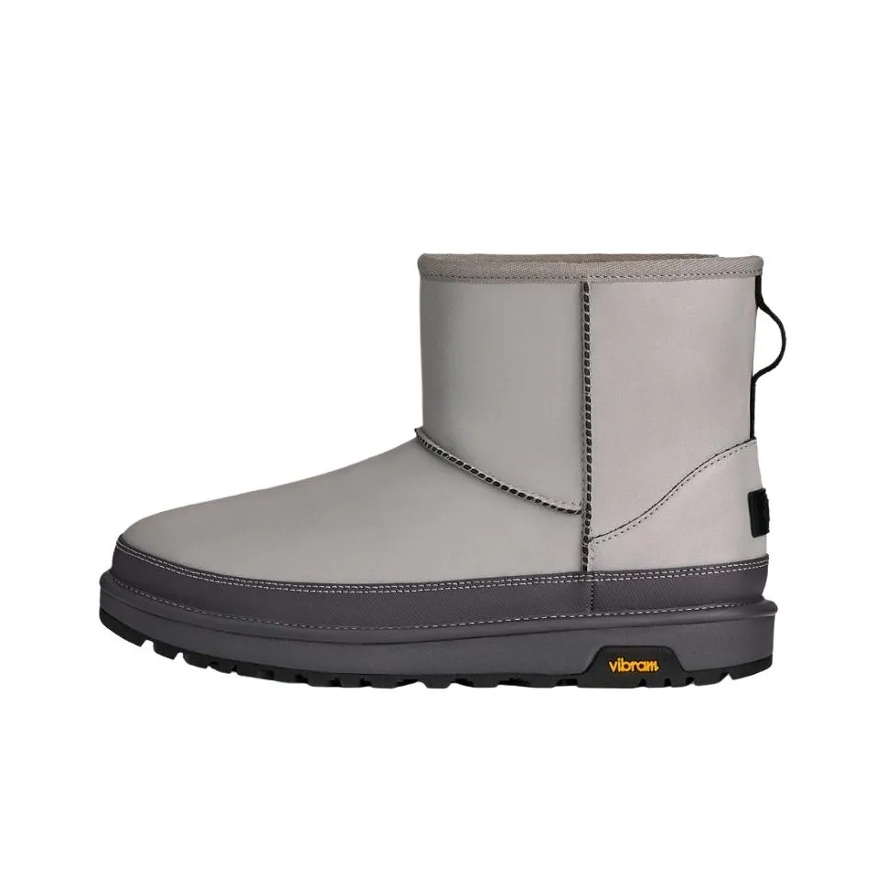 UGG Классический Vibram Теплый Снегобут Мужской Серебряный