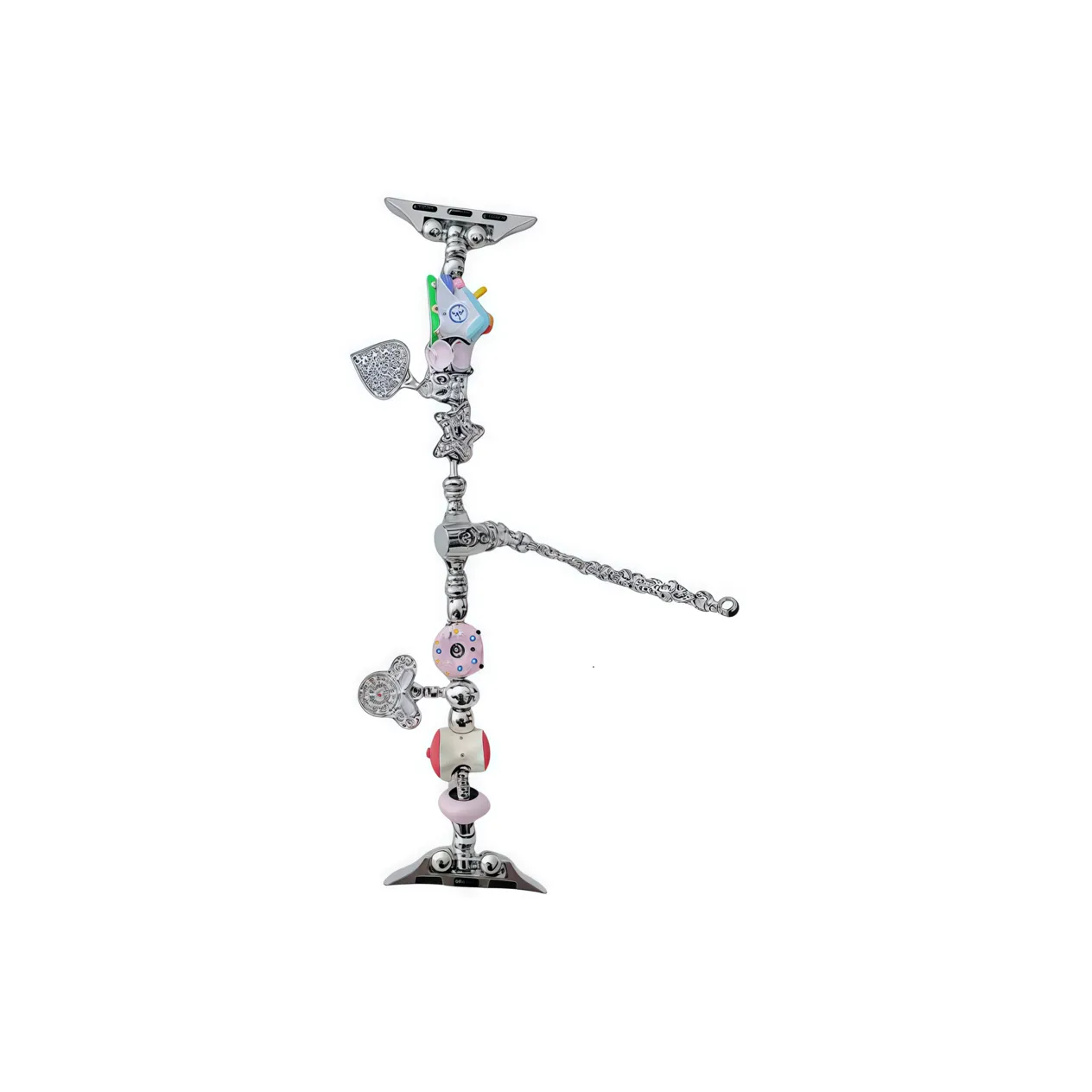 HAIAISO Ремень Apple Совместимость Металл Бусины Материал