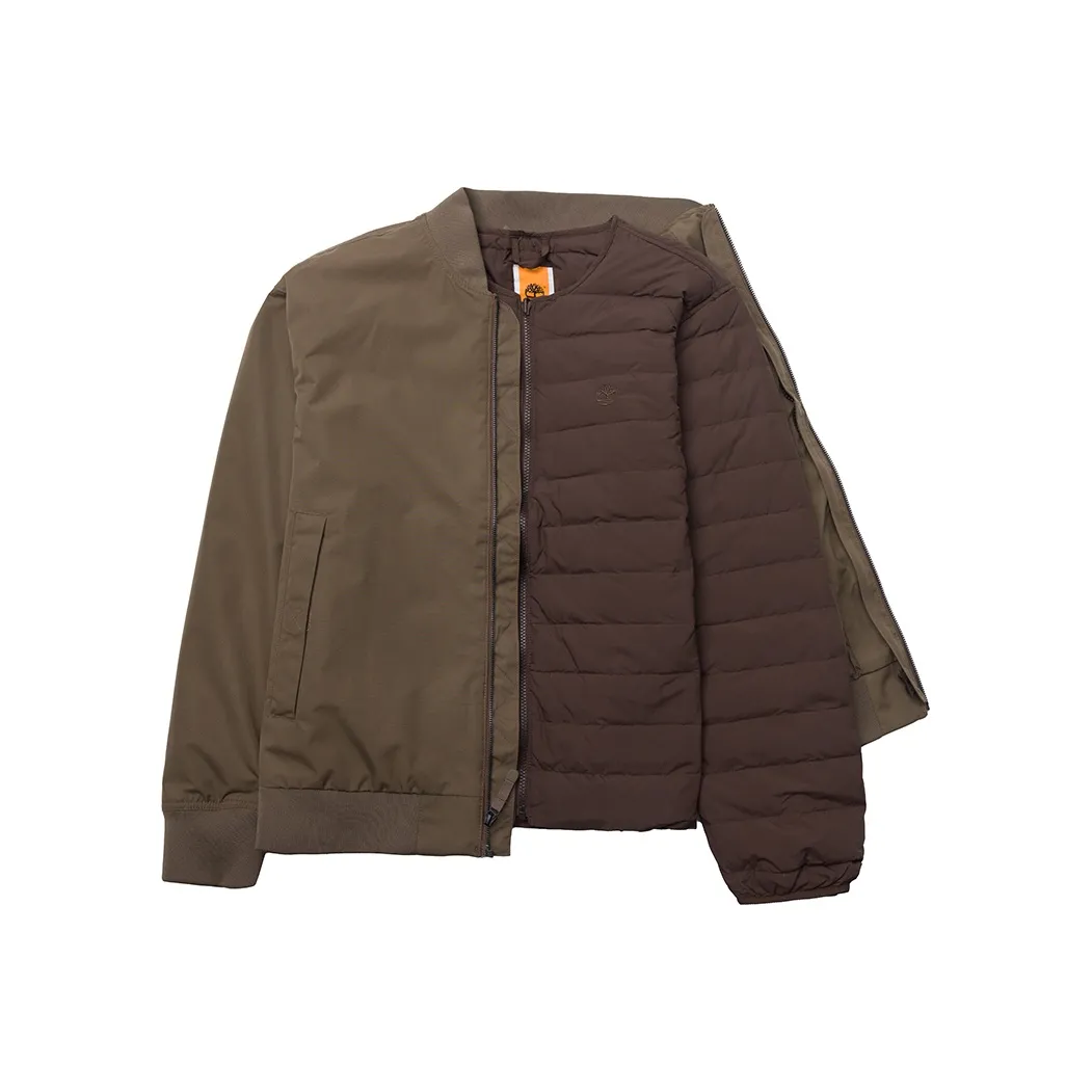 Timberland AF Water Resistant 3-в-1 BOMBER Пуховик Мужской Коричневый