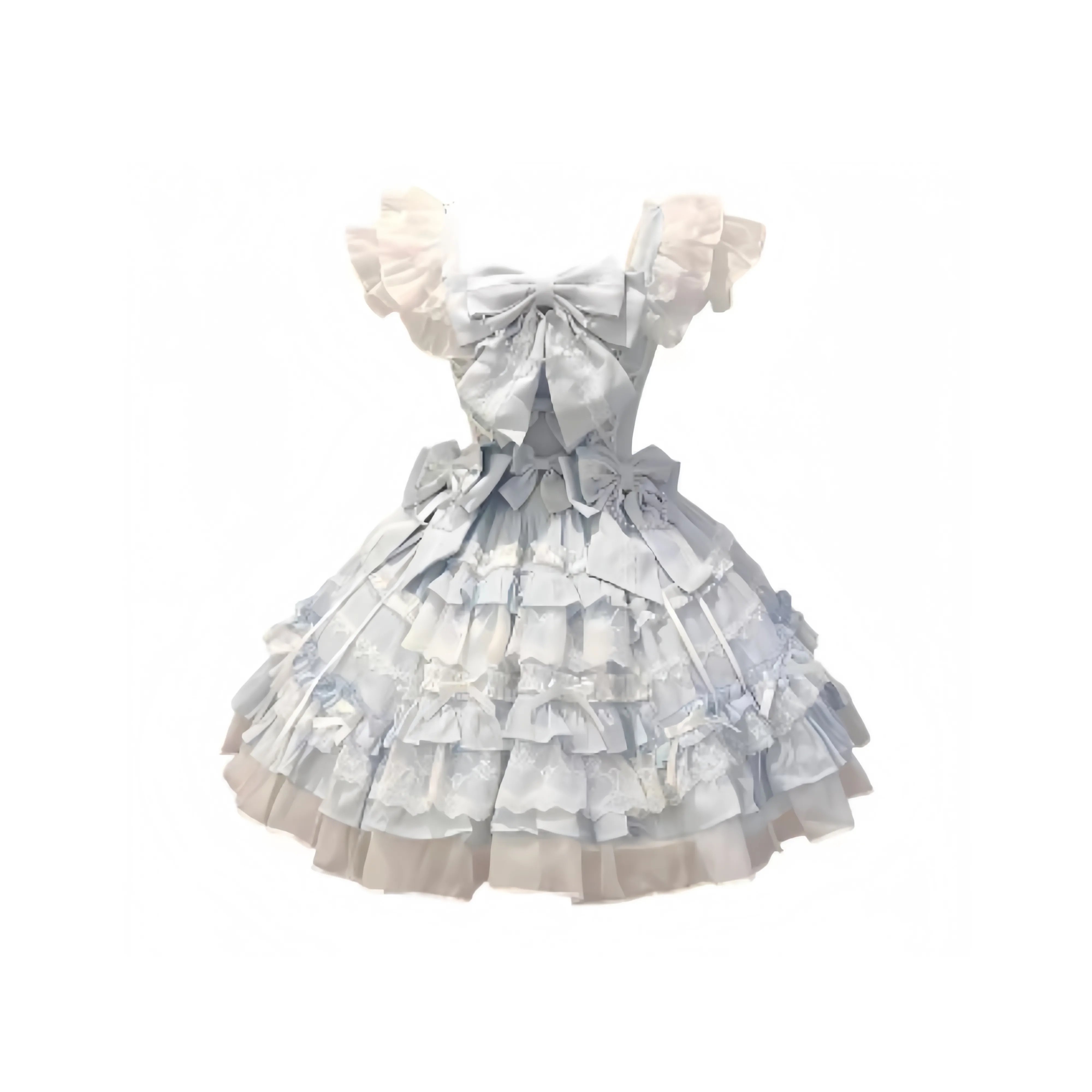 DTLUI Синий Женские Платья Lolita