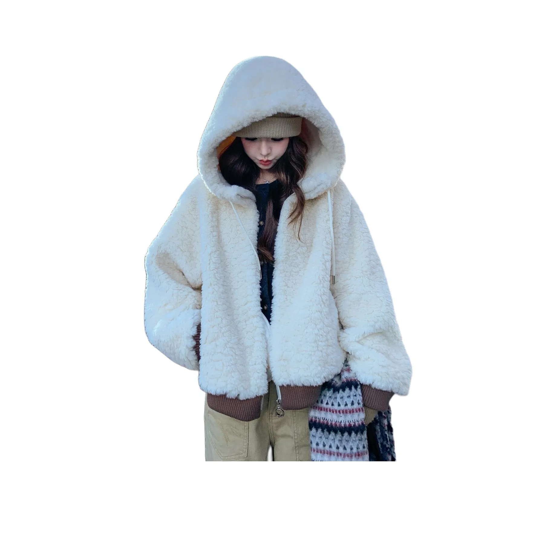 MEXICAN Бархат Feel Пальто Женское