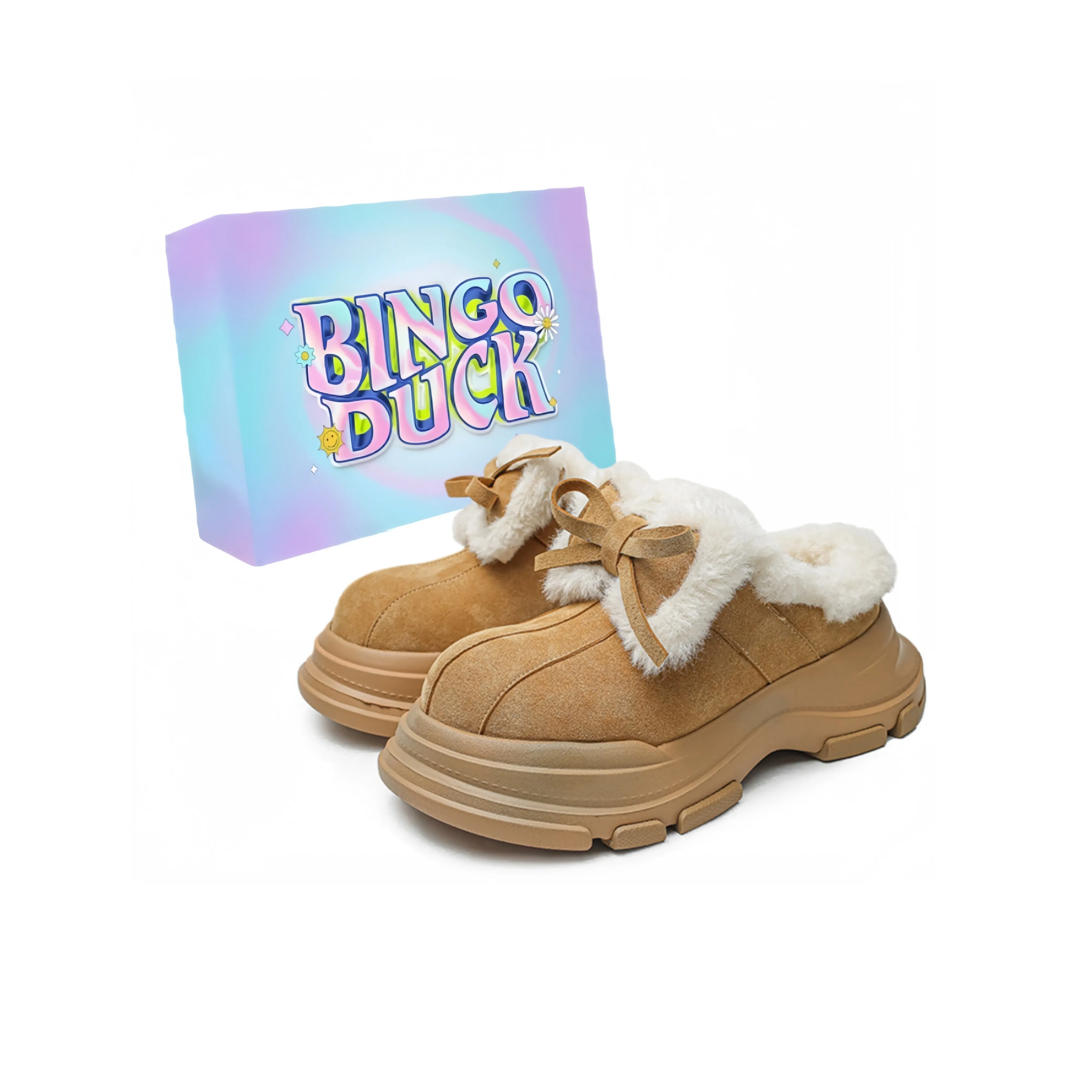 BINGO DUCK Домашние тапочки Женские