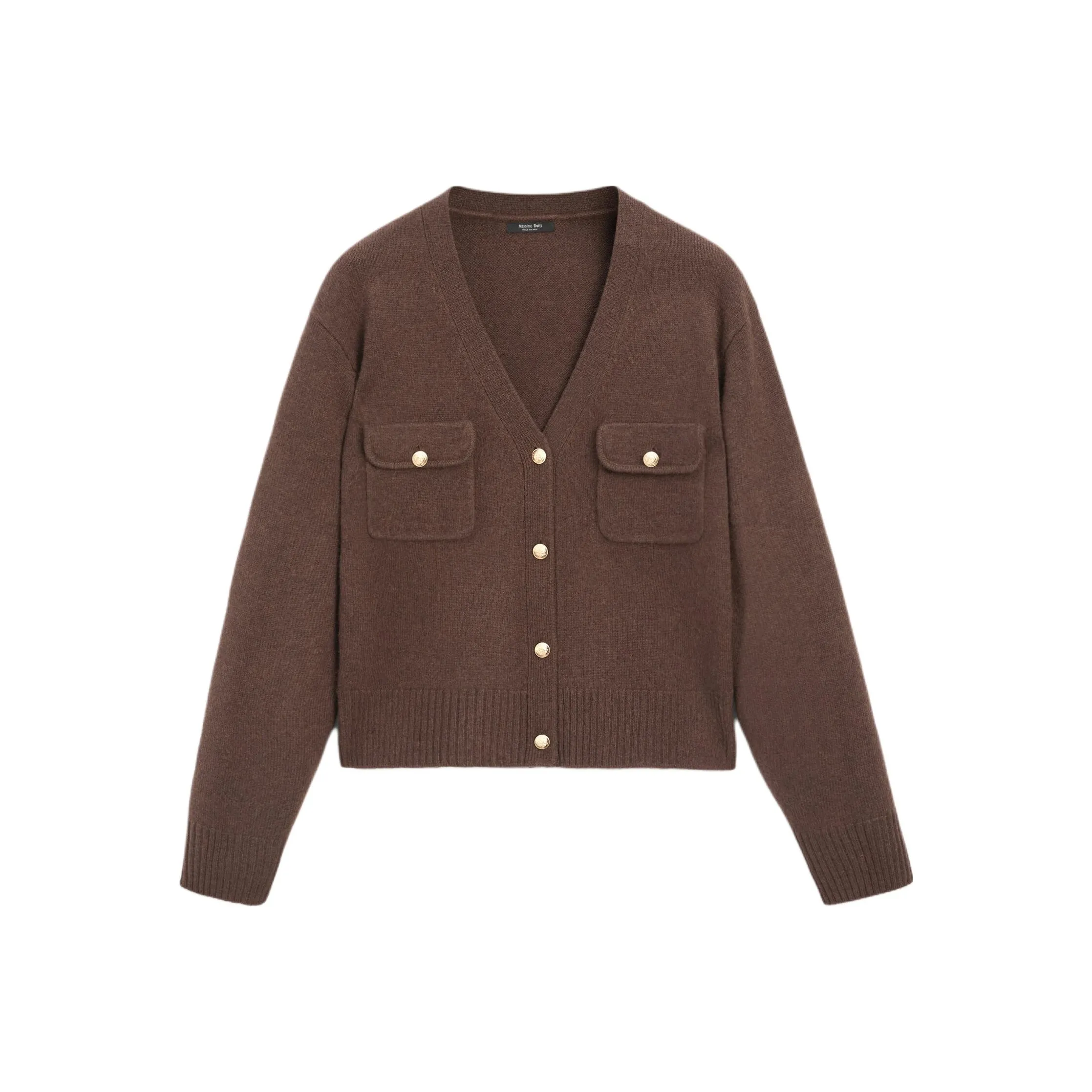 Massimo Dutti Коричневый Женский Трикотаж