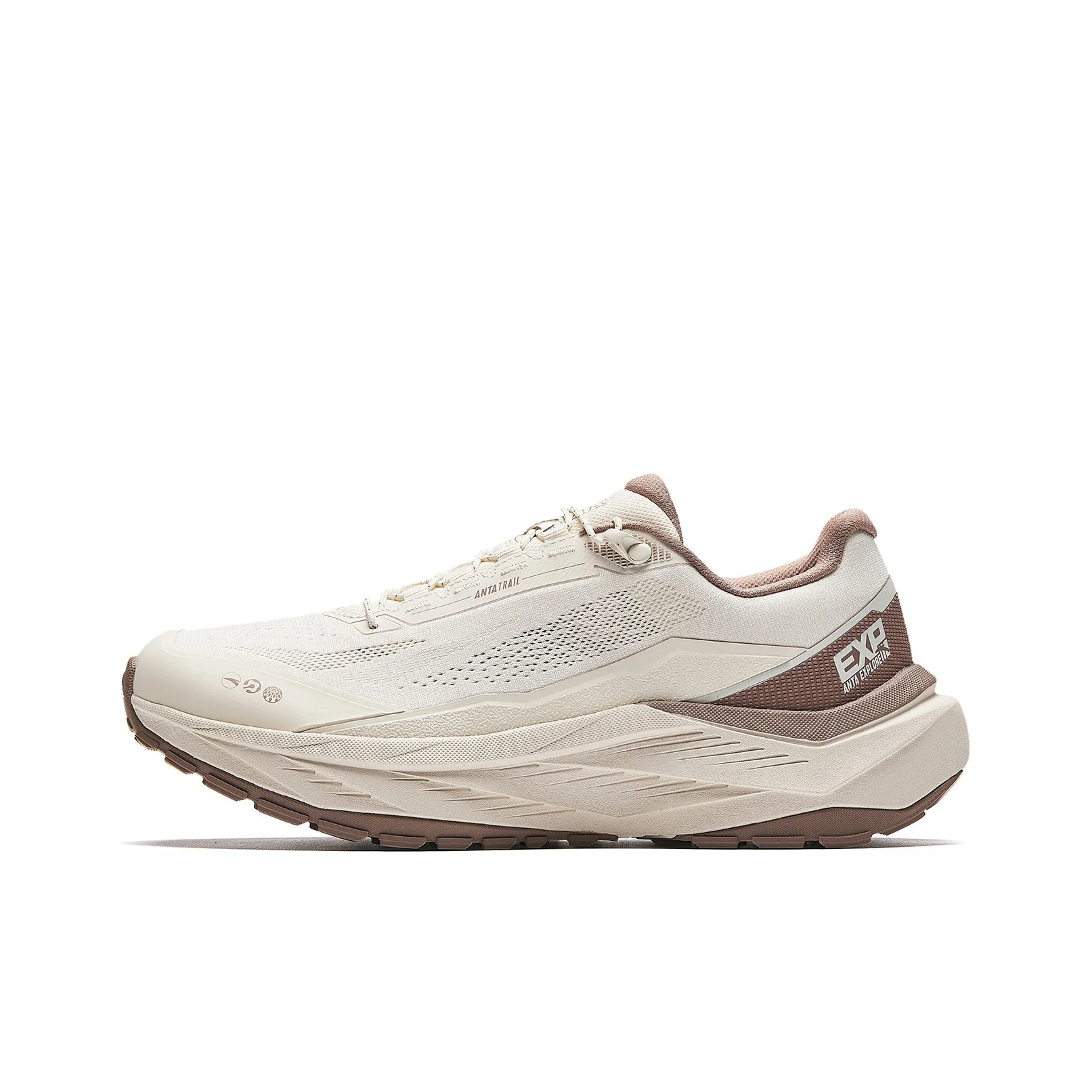 Anta Wilderness LITE Уличная обувь Низкий топ Рыбка живот Белый EAGLE Спина Коричневый 2 Женские