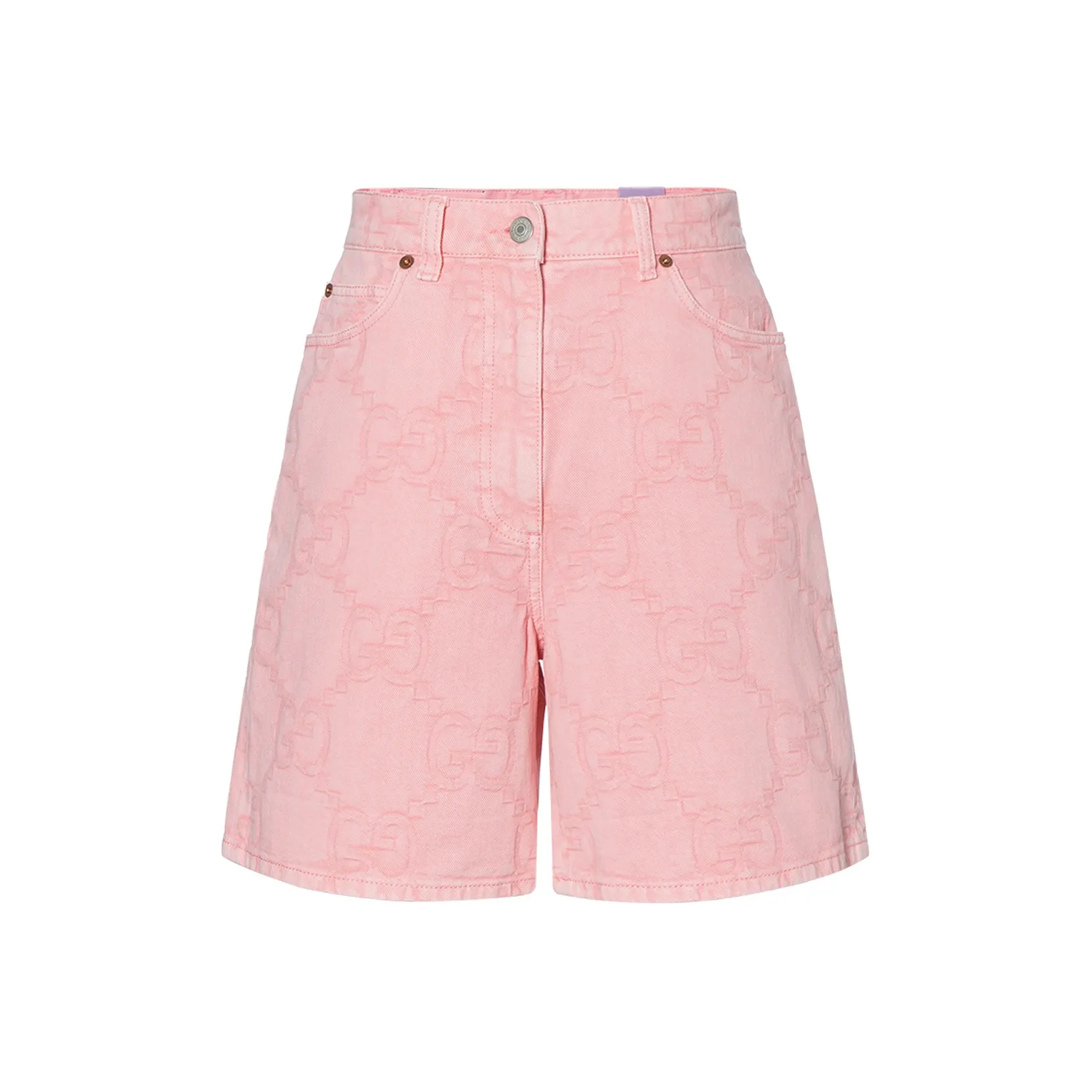 GUCCI FW22 Джинсовые шорты Женские Розовые