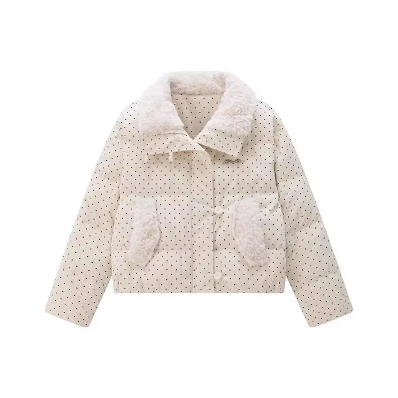 OURUOKE Белый Женские пуховики