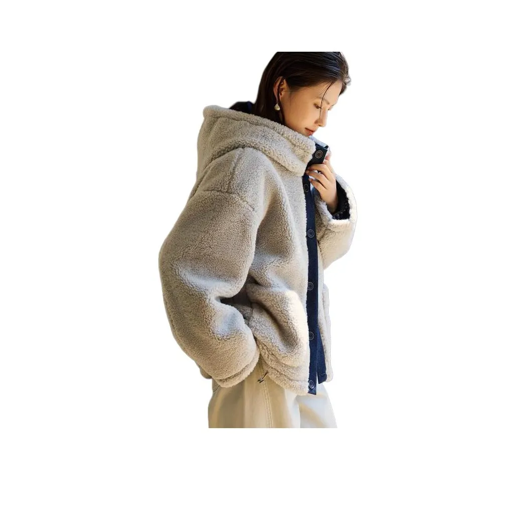 XWI Джинсовый серый Женские бархатные куртки