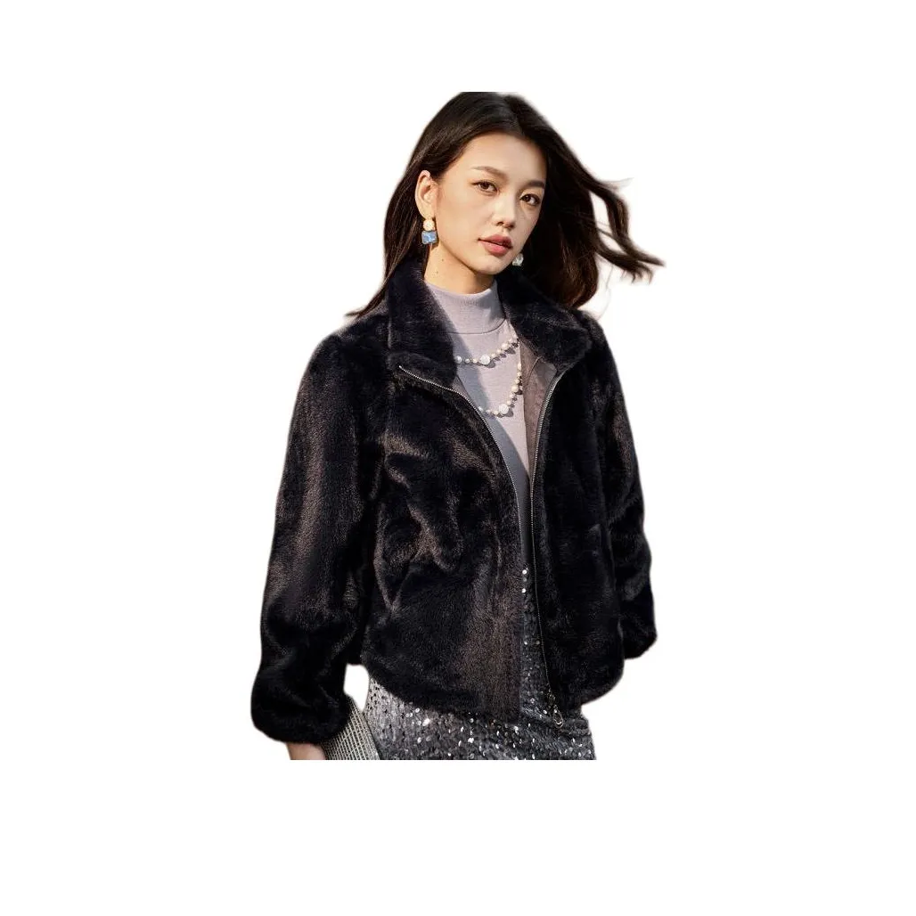 MEILANNI Бархат Feel Пальто Женское