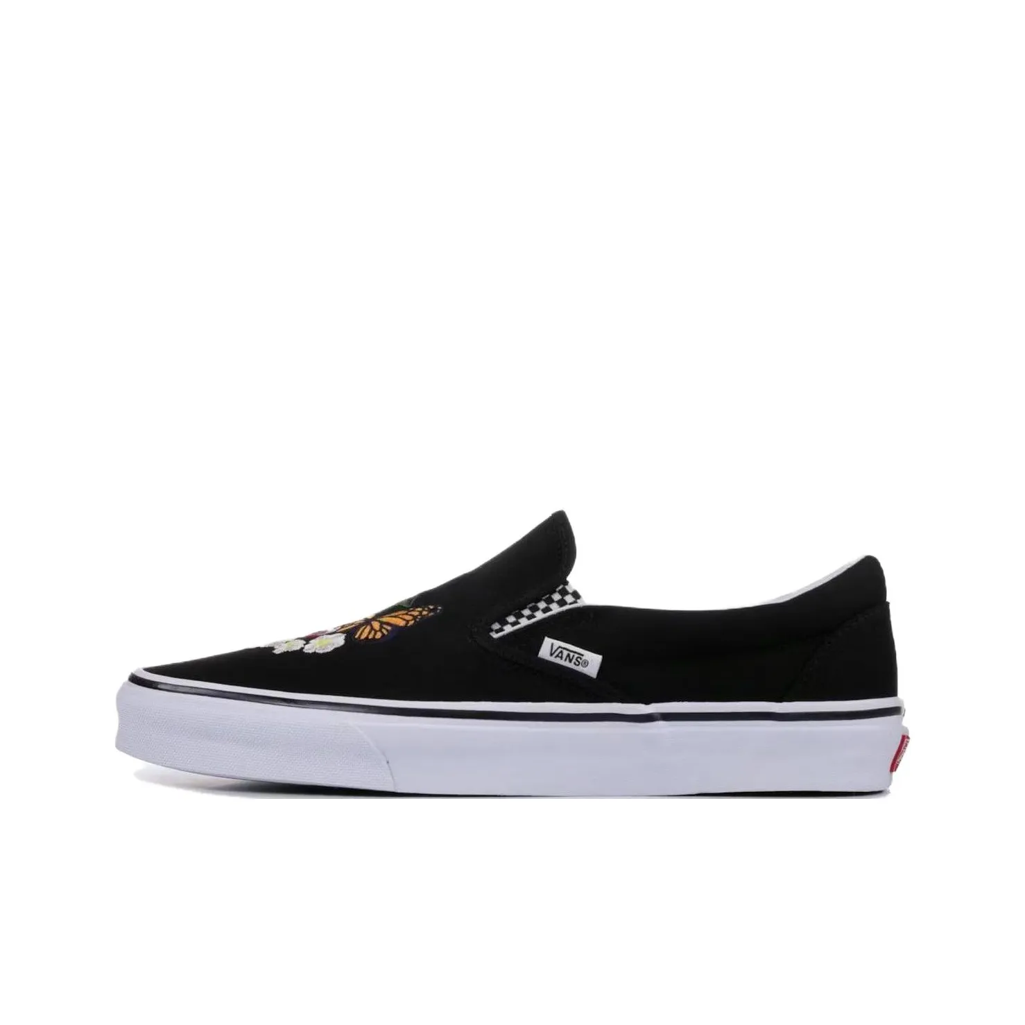 VANS Slip On Series Устойчивые к истиранию Низкие Кроссовки для скейтбординга Женские Черные