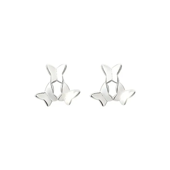 WuliHead Alloy Silver S925 Pin Stud Earrings Women's