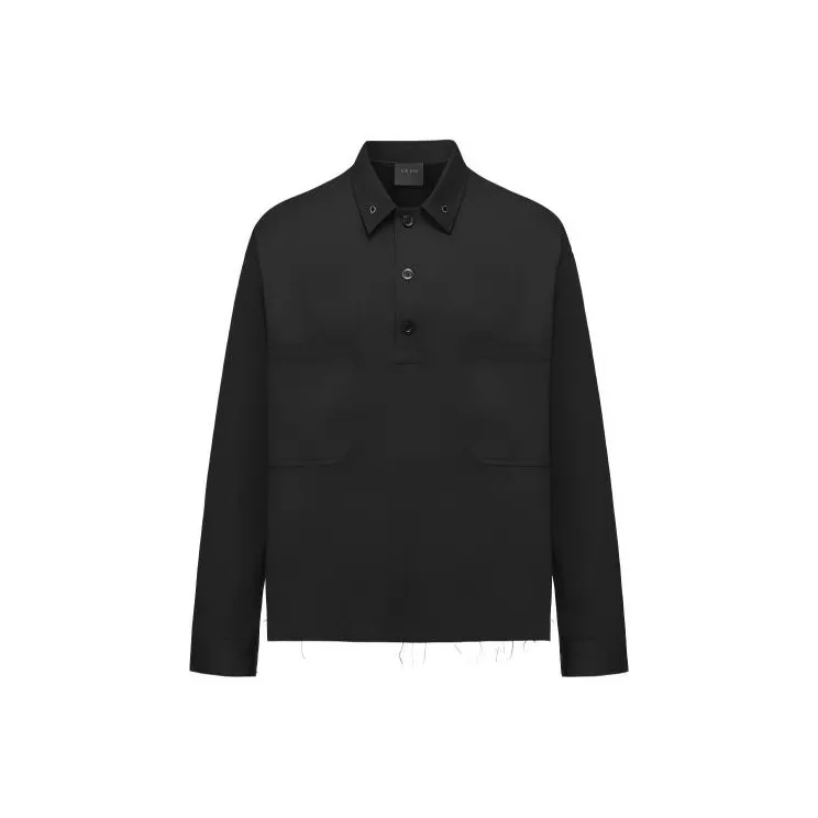 TEAM WANG Design Fw25 Рубашка Унисекс Черный