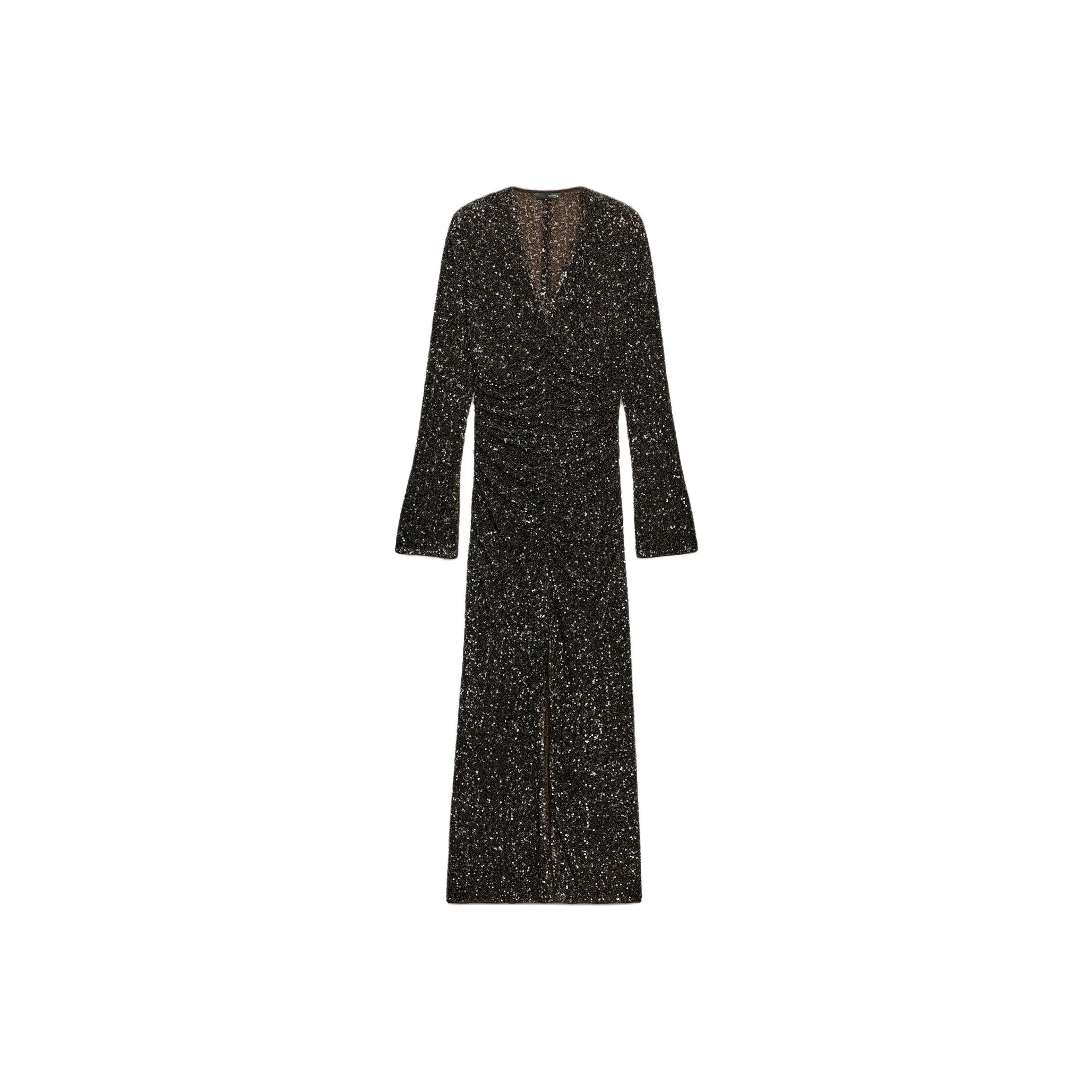 ZARA Collaboration ZW Series Длинное платье с длинными рукавами Женское