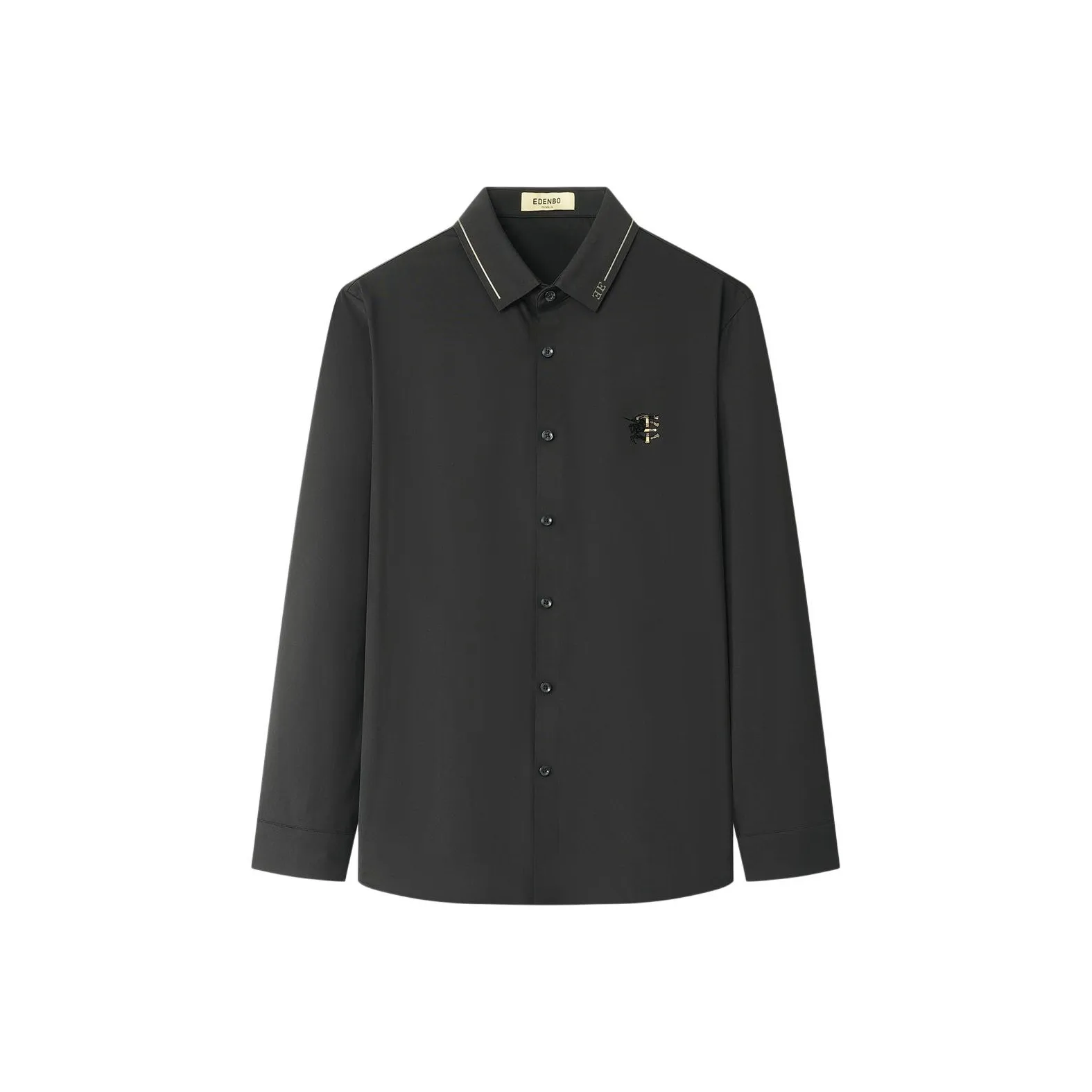 EDENBO Мужские черные рубашки