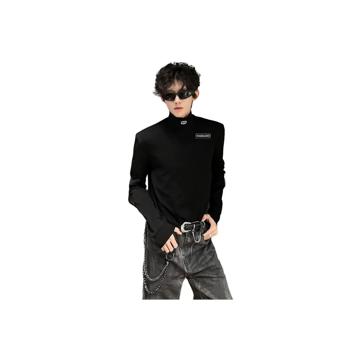 RVANGUARD Премиум Черный Унисекс T-рубашки