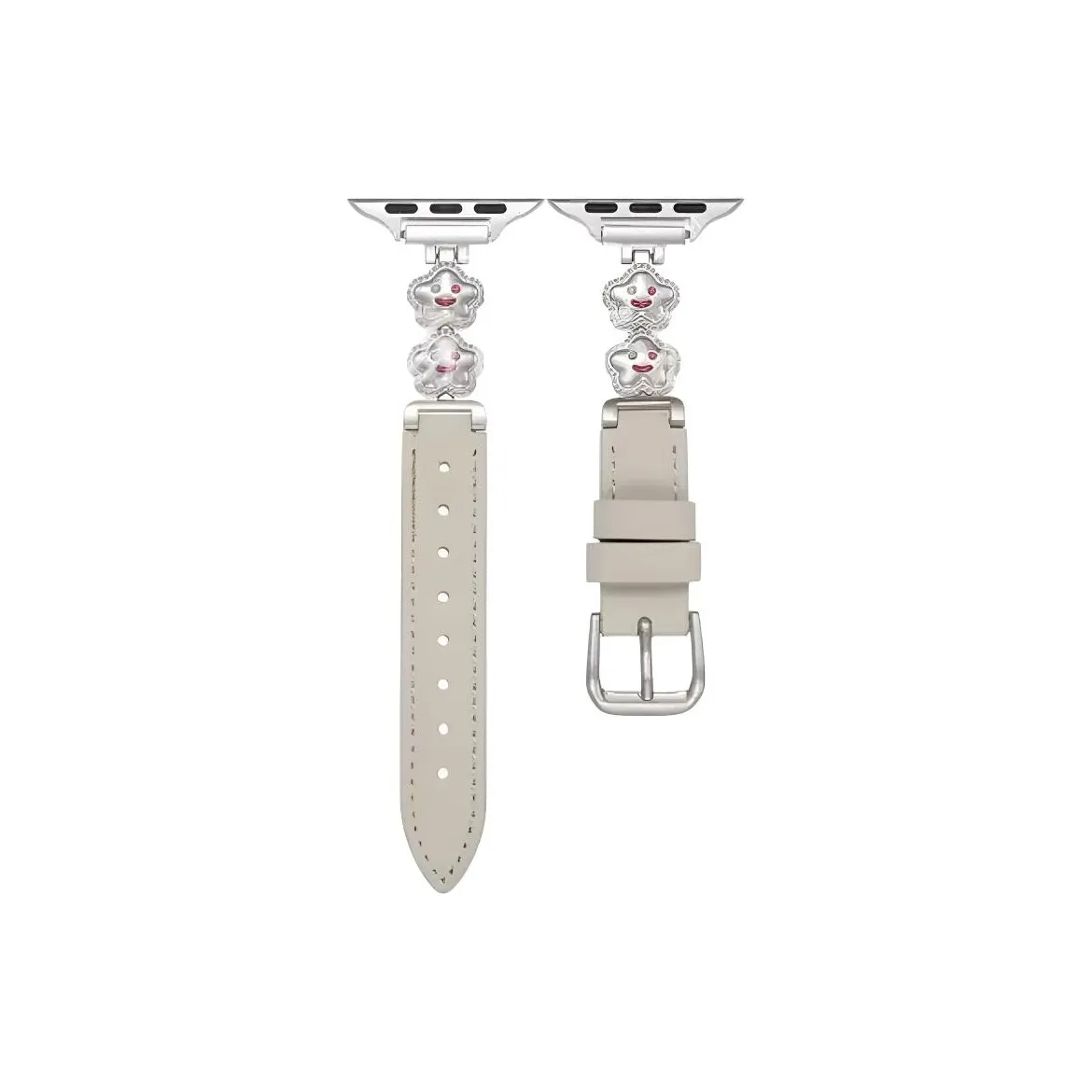 Wei Xin Ремень Apple Совместимость Металл Кожа Материал