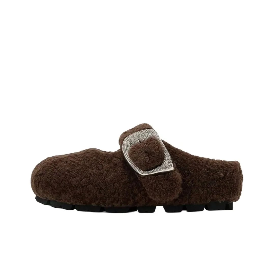 Wuji Устойчивые к истиранию Тихие Домашние тапочки Женские